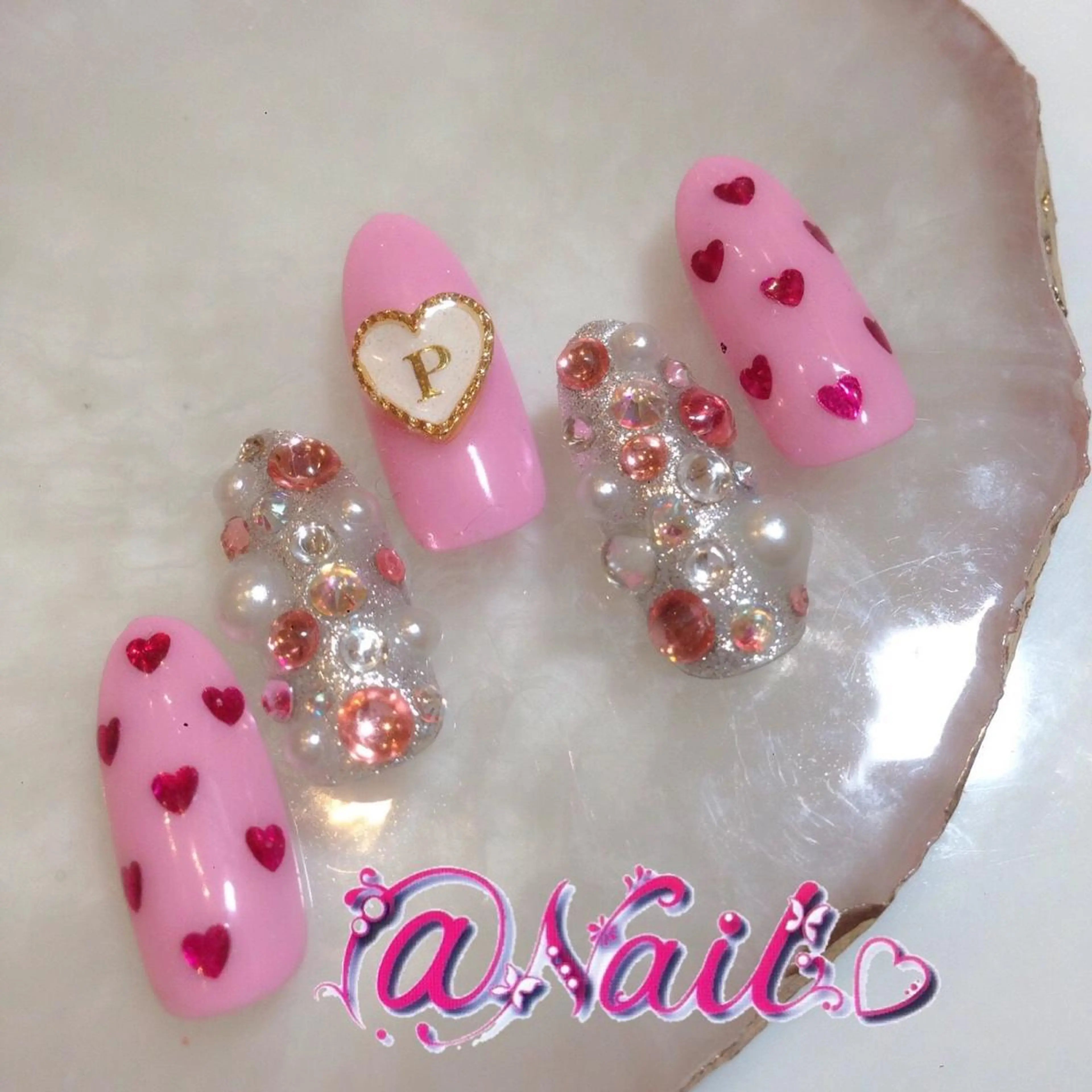 ネイル ネイルチップ 小尾 栞のネイルデザイン