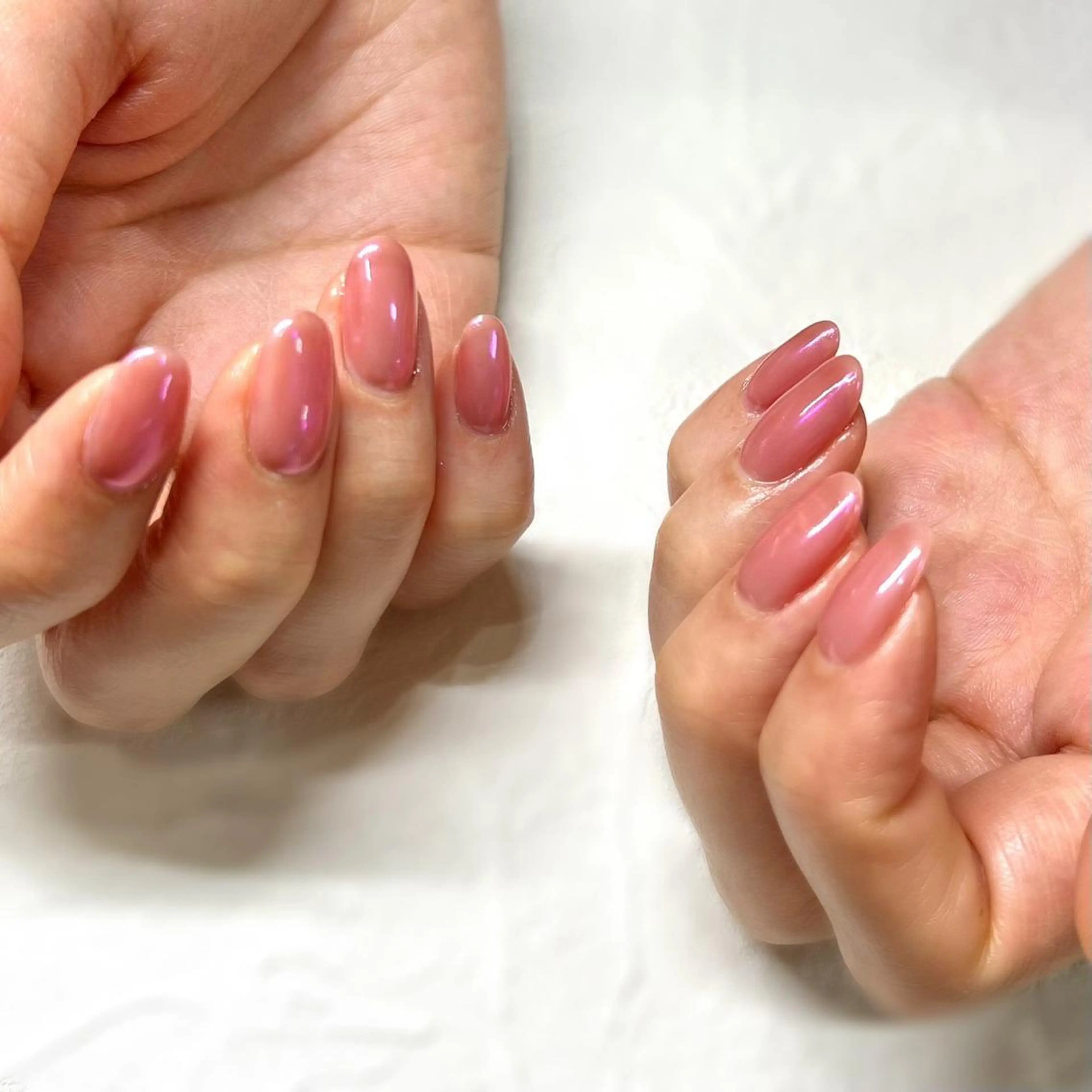 ネイル オーロラネイル ワンカラーネイル MI-NA所属・MI-NA 倉敷/ネイル/まつ毛のマツエク・マツパデザイン