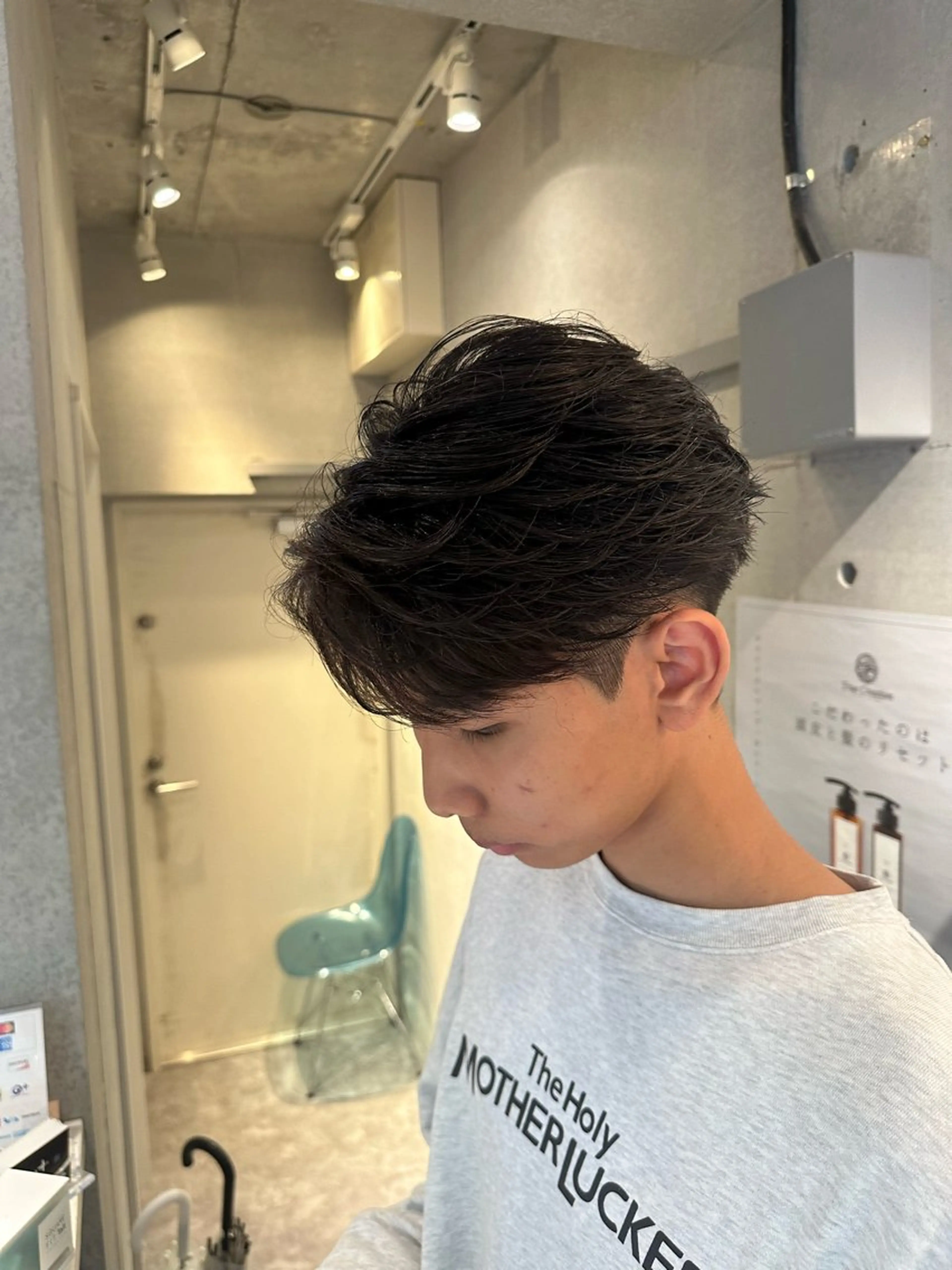 パーマ メンズ カット パーマ 💎メンズカット ／フェザー／細野💎のヘアスタイル