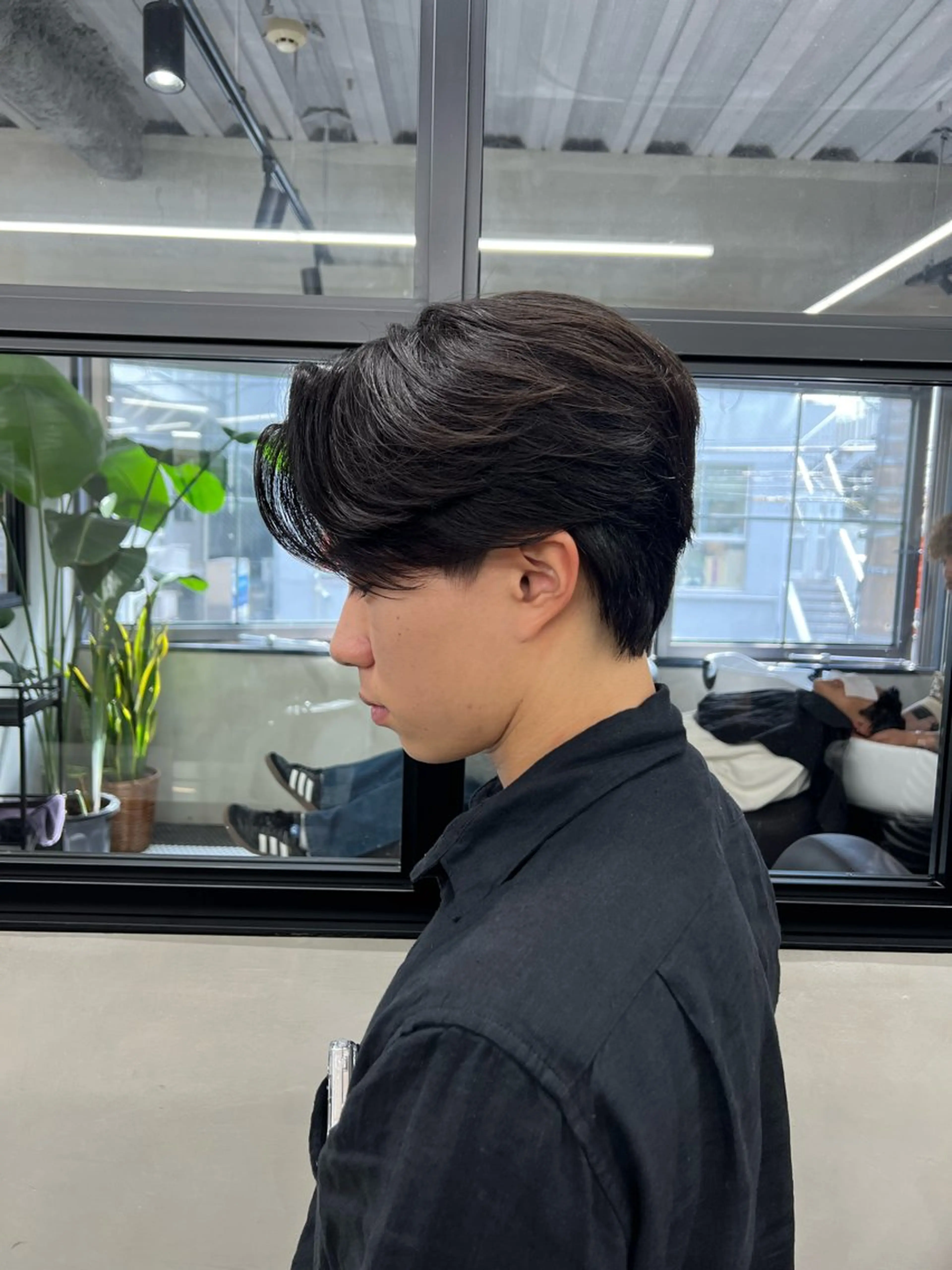 ショート メンズ センターパート/ 暖色カラーayuのヘアスタイル