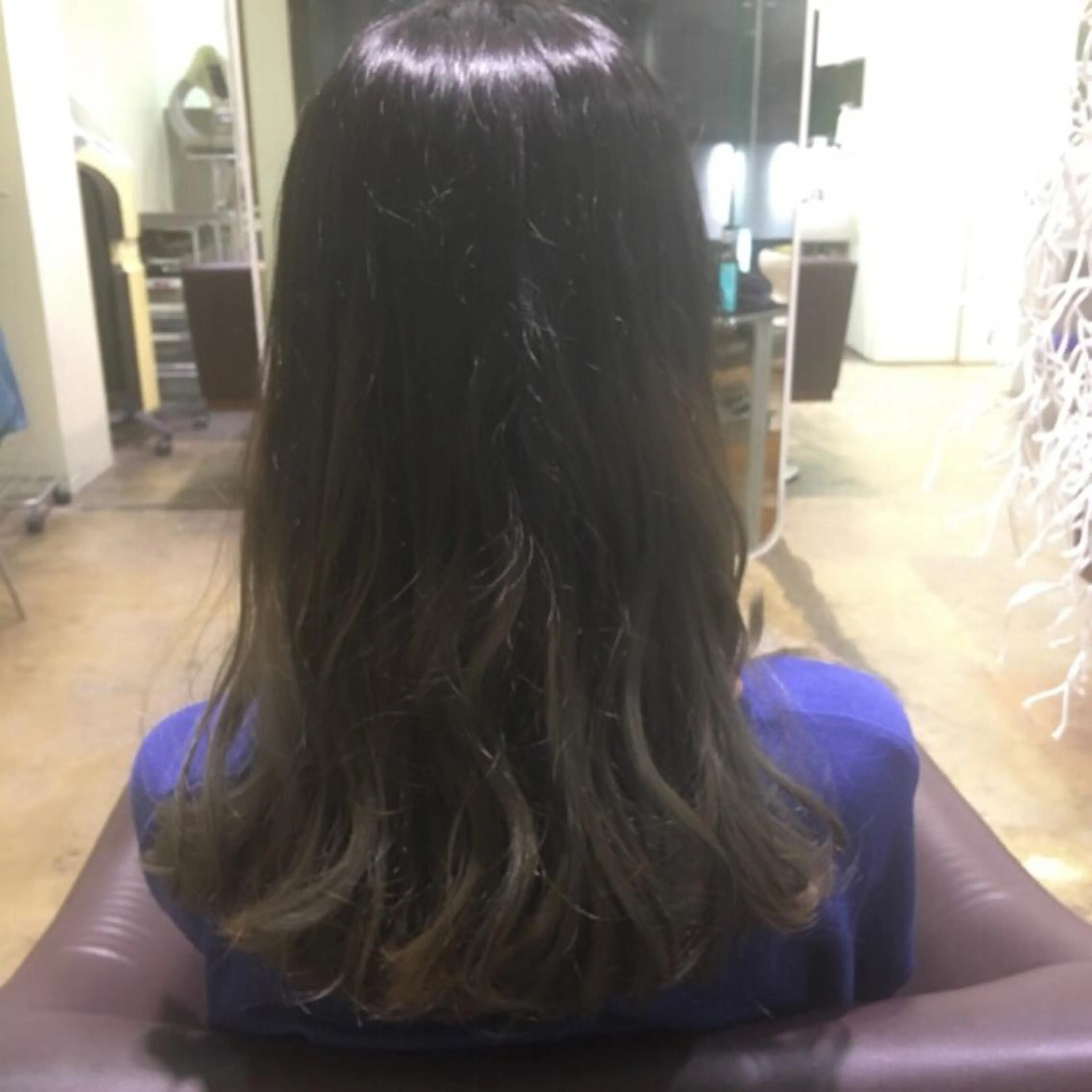 ロング カラー パーマ 中村 碧のヘアスタイル