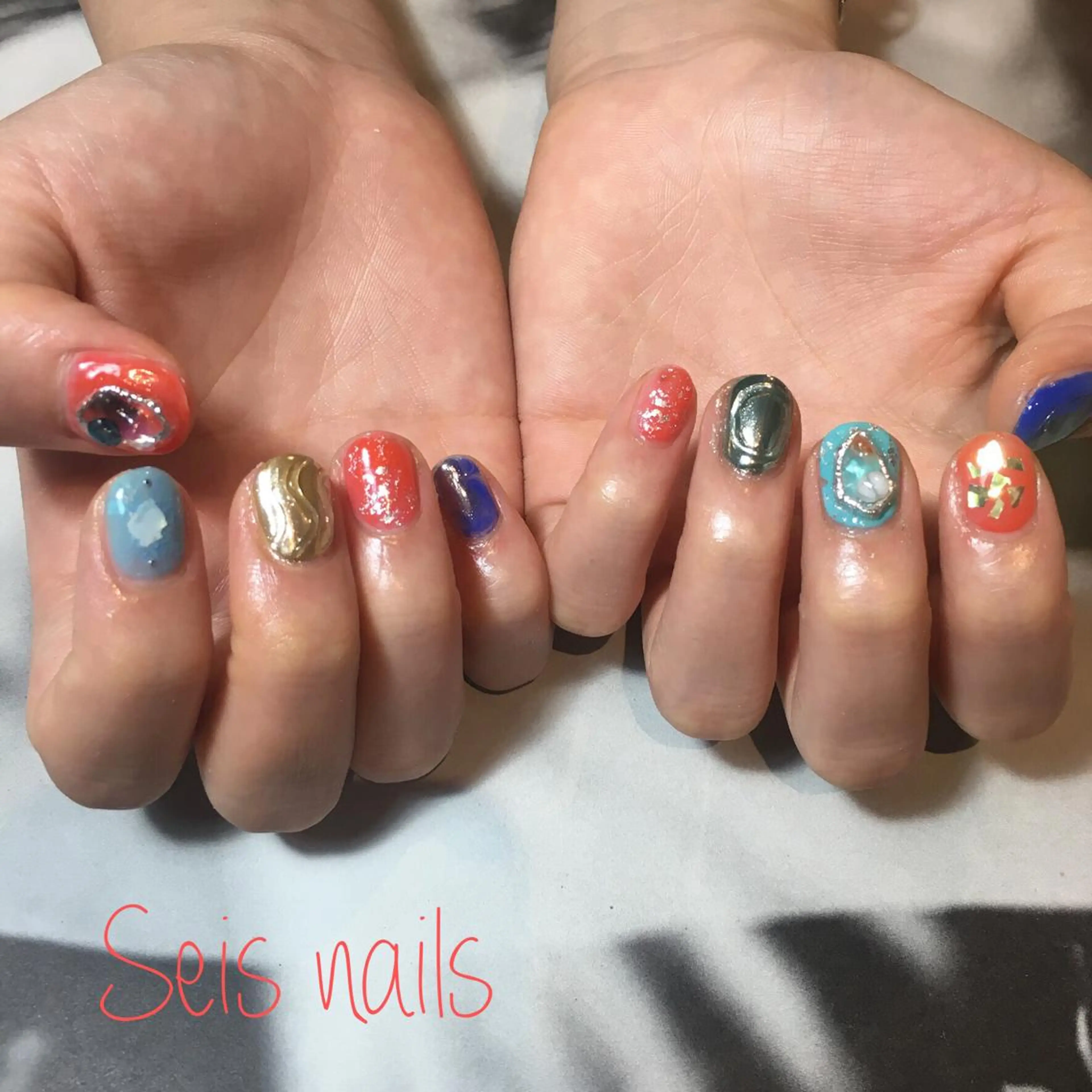 ネイル ハンドネイル Seis Shihoのネイルデザイン