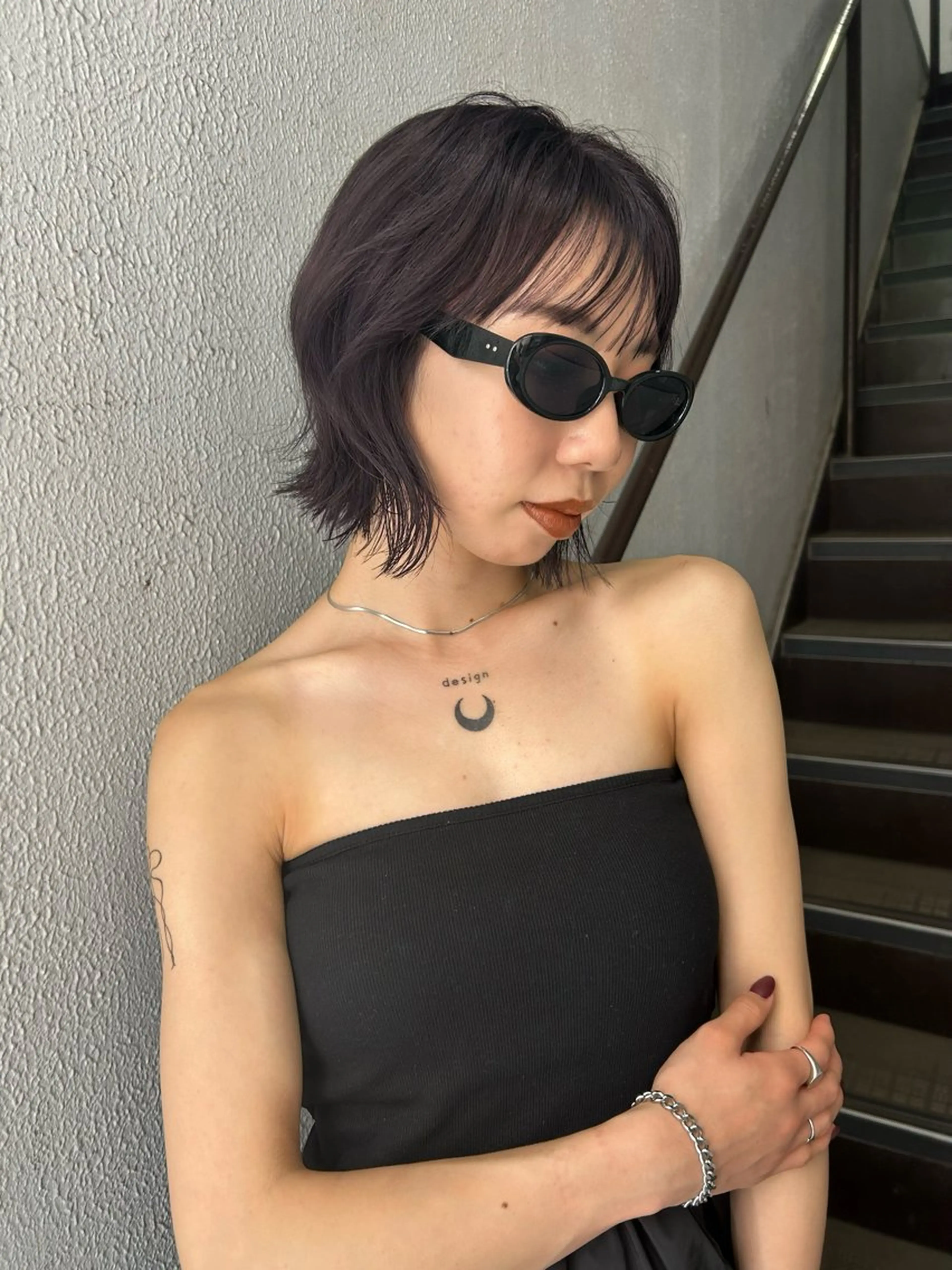 ショート Sora/レイヤー/ 似合わせカラー🤎のヘアスタイル