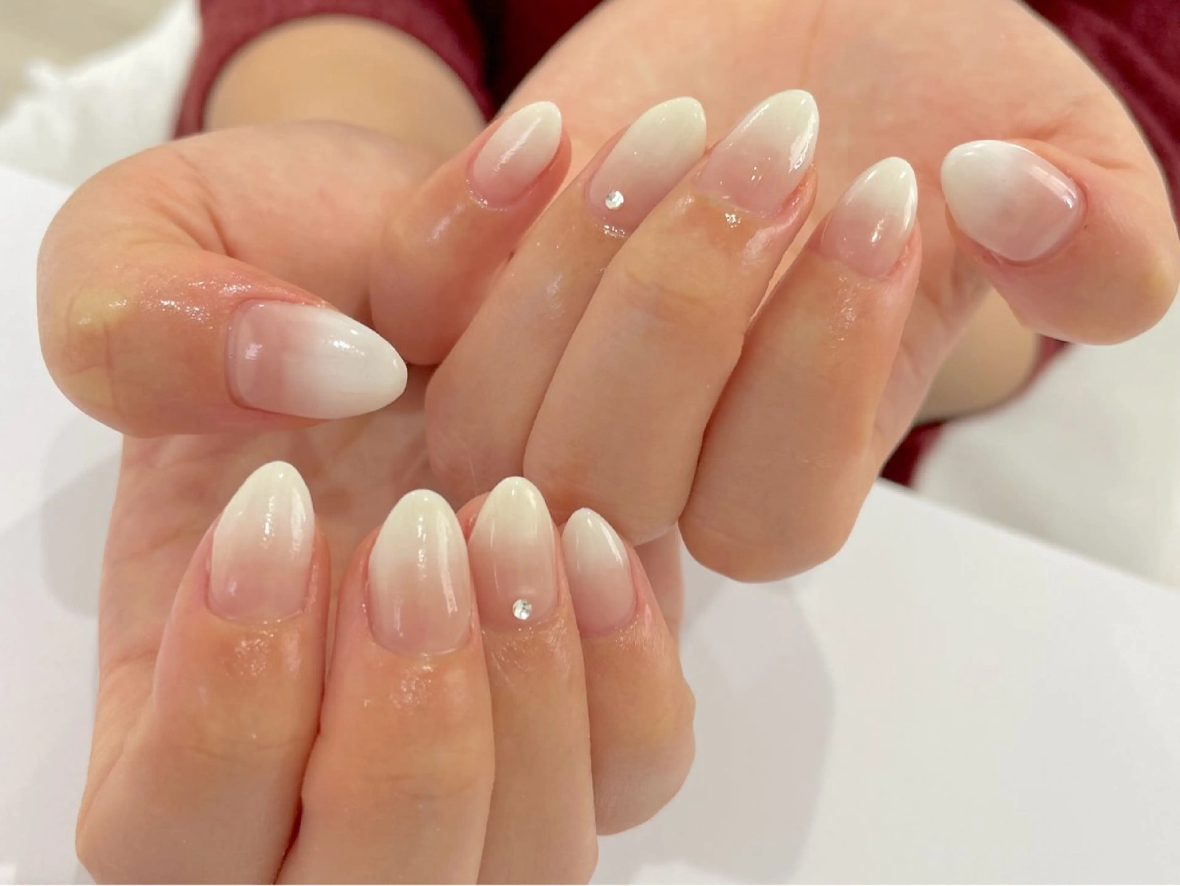 【他店オフ有】☆グラデーション7100円フット＋500円の写真