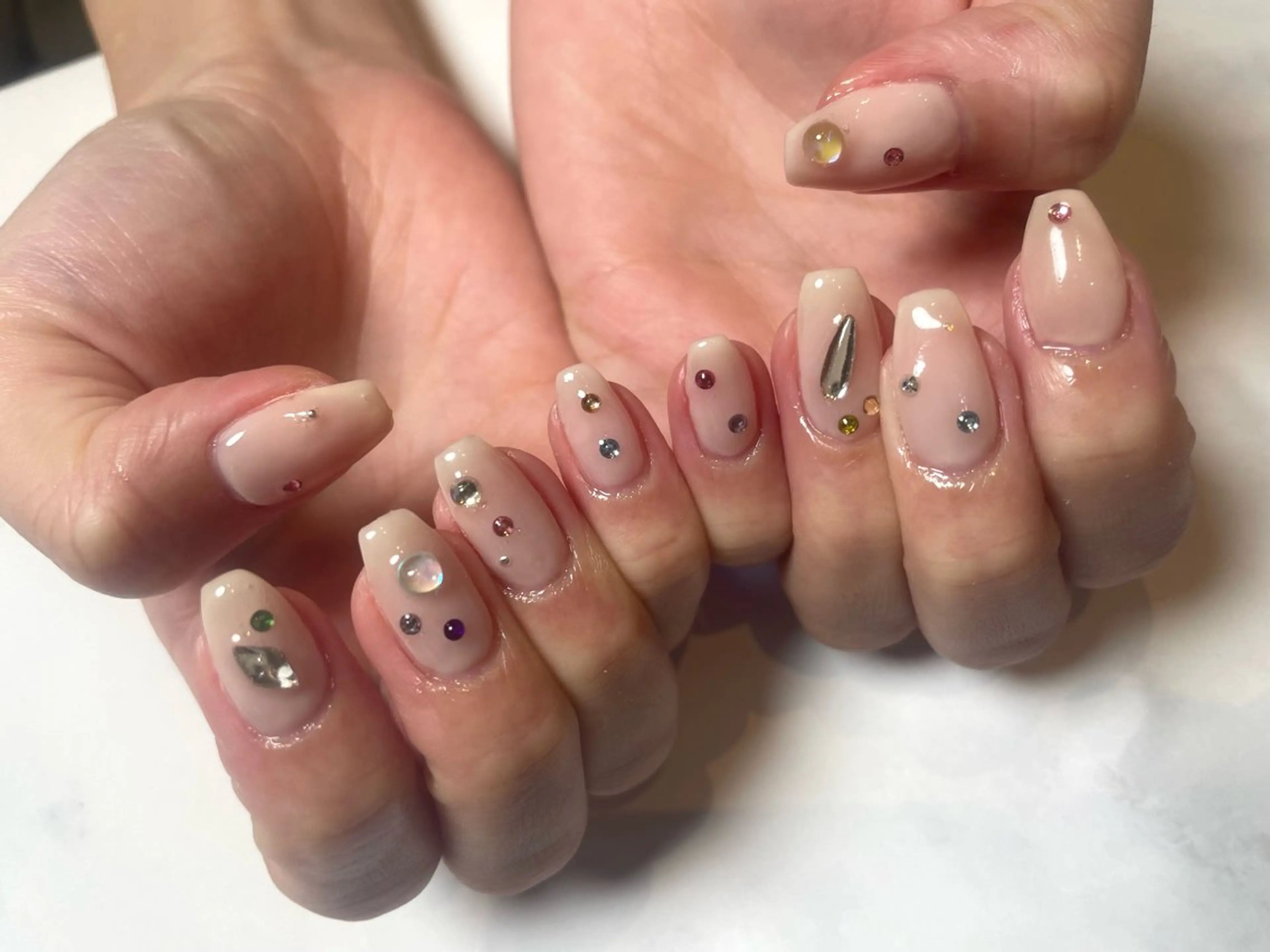 ワンカラー💅ミックスパーツ🤩の写真