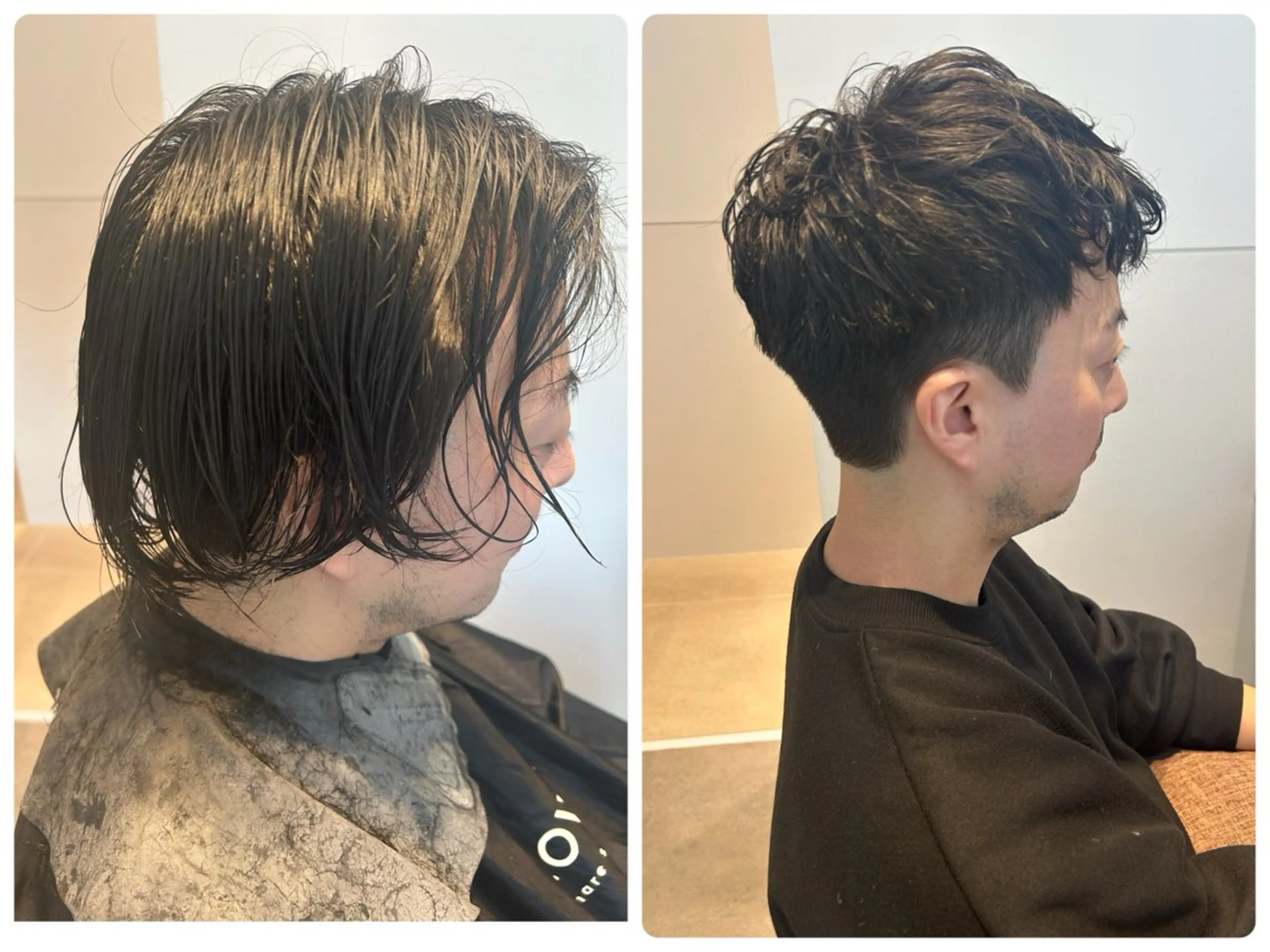 メンズ カット パーマ 高リピート/レイヤー 骨格似合わせ/色持ちのヘアスタイル