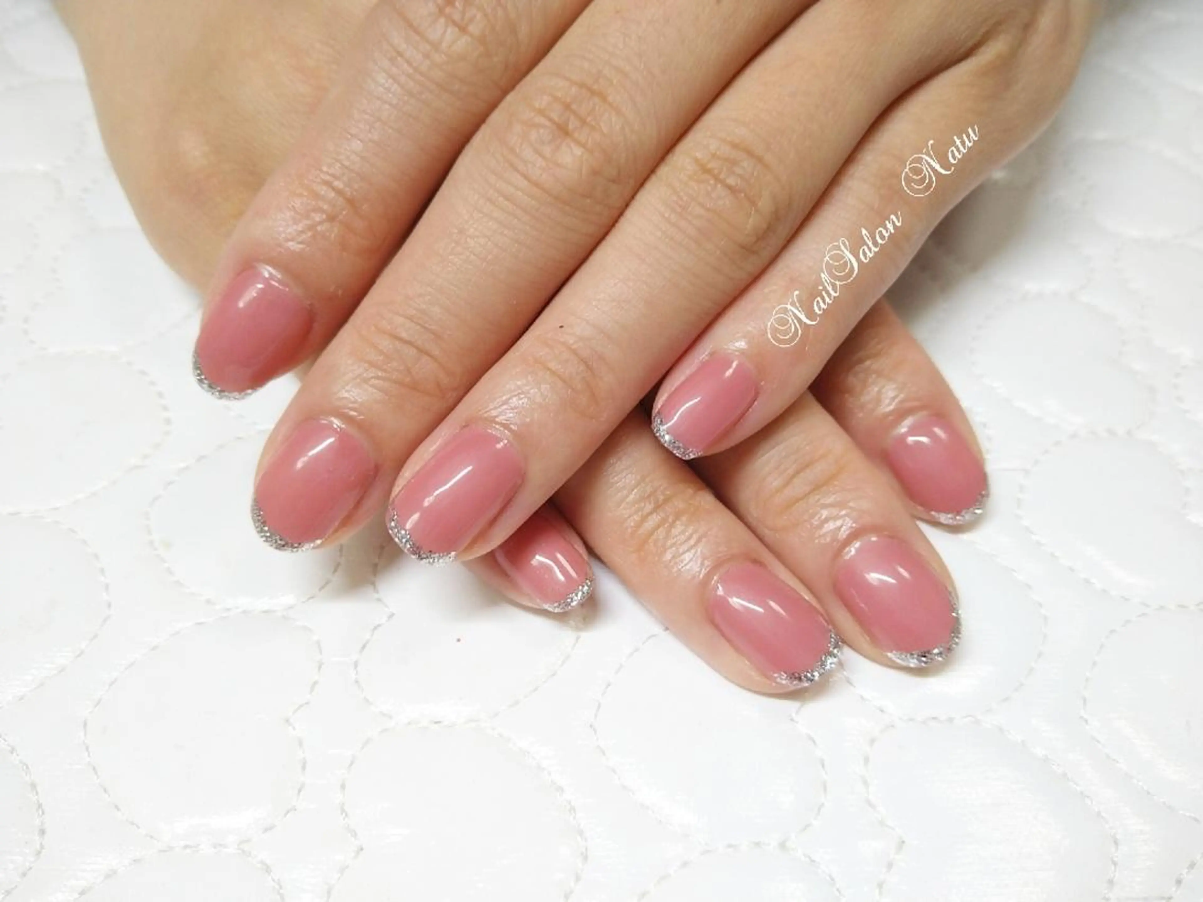 ネイル フレンチネイル シンプルネイル nailsalon　 Natuのネイルデザイン