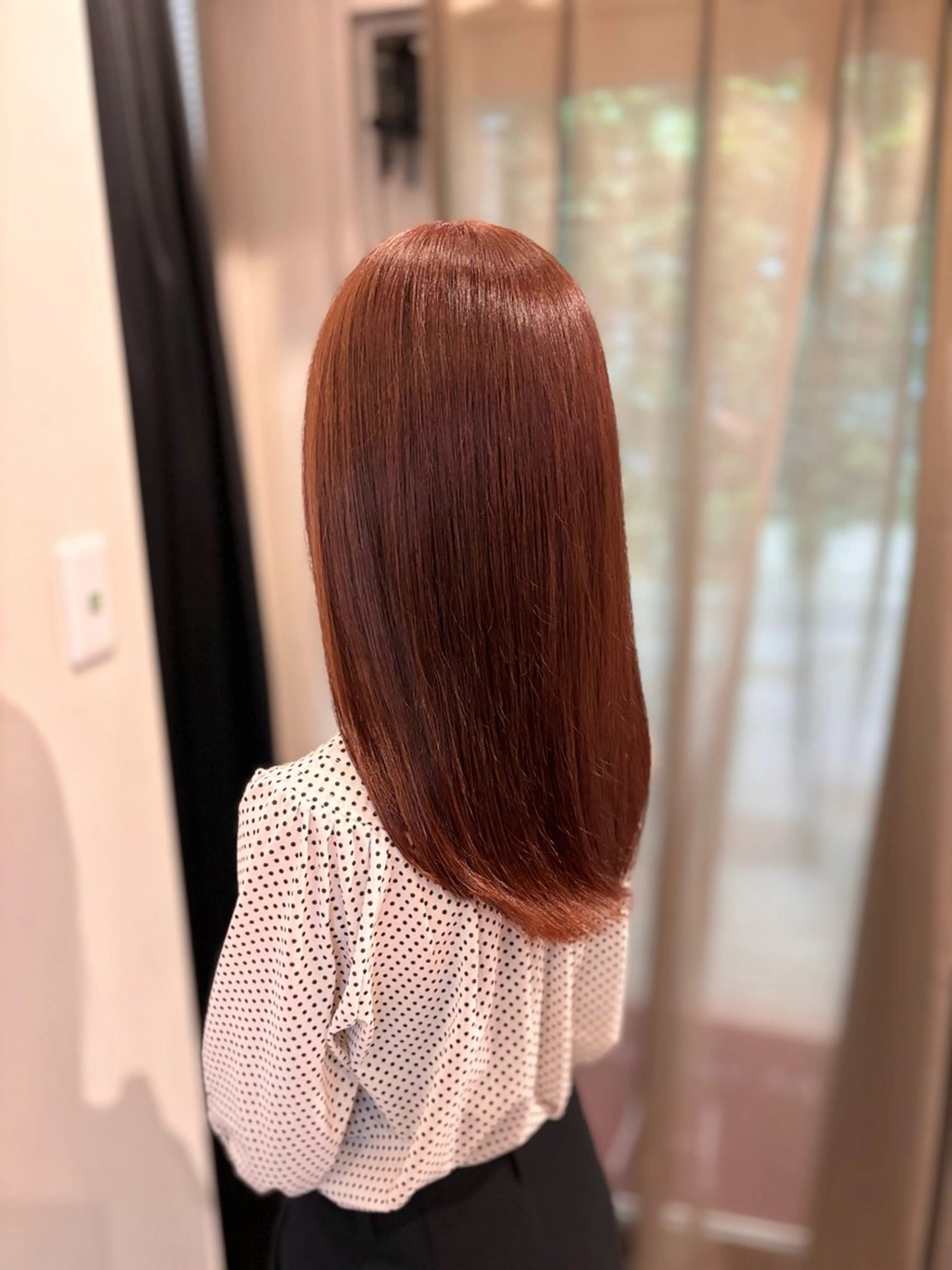 セミロング カラー 藤井 ユウキのヘアスタイル