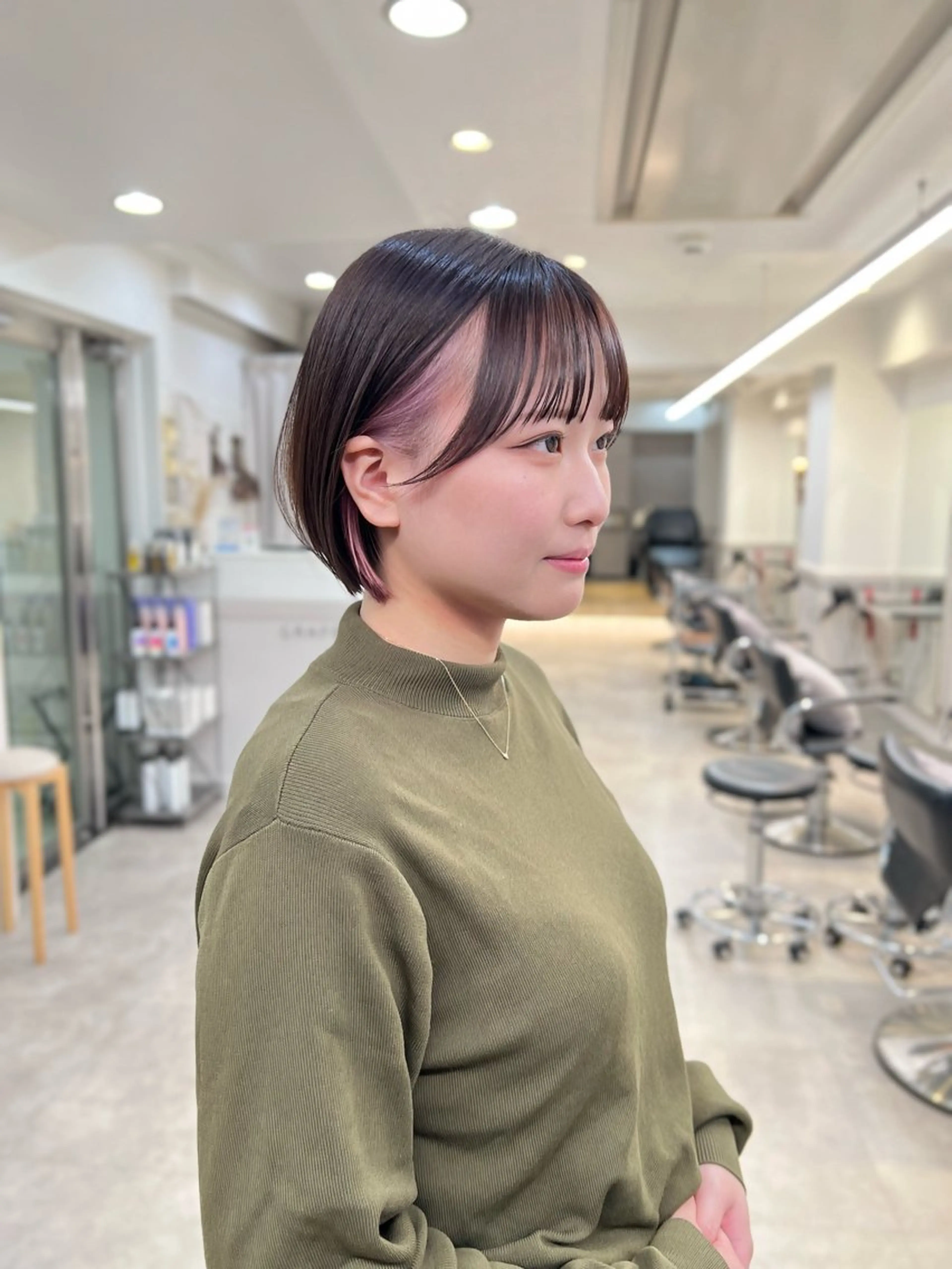 ミディアム ボブ 夏山 秀憲のヘアスタイル
