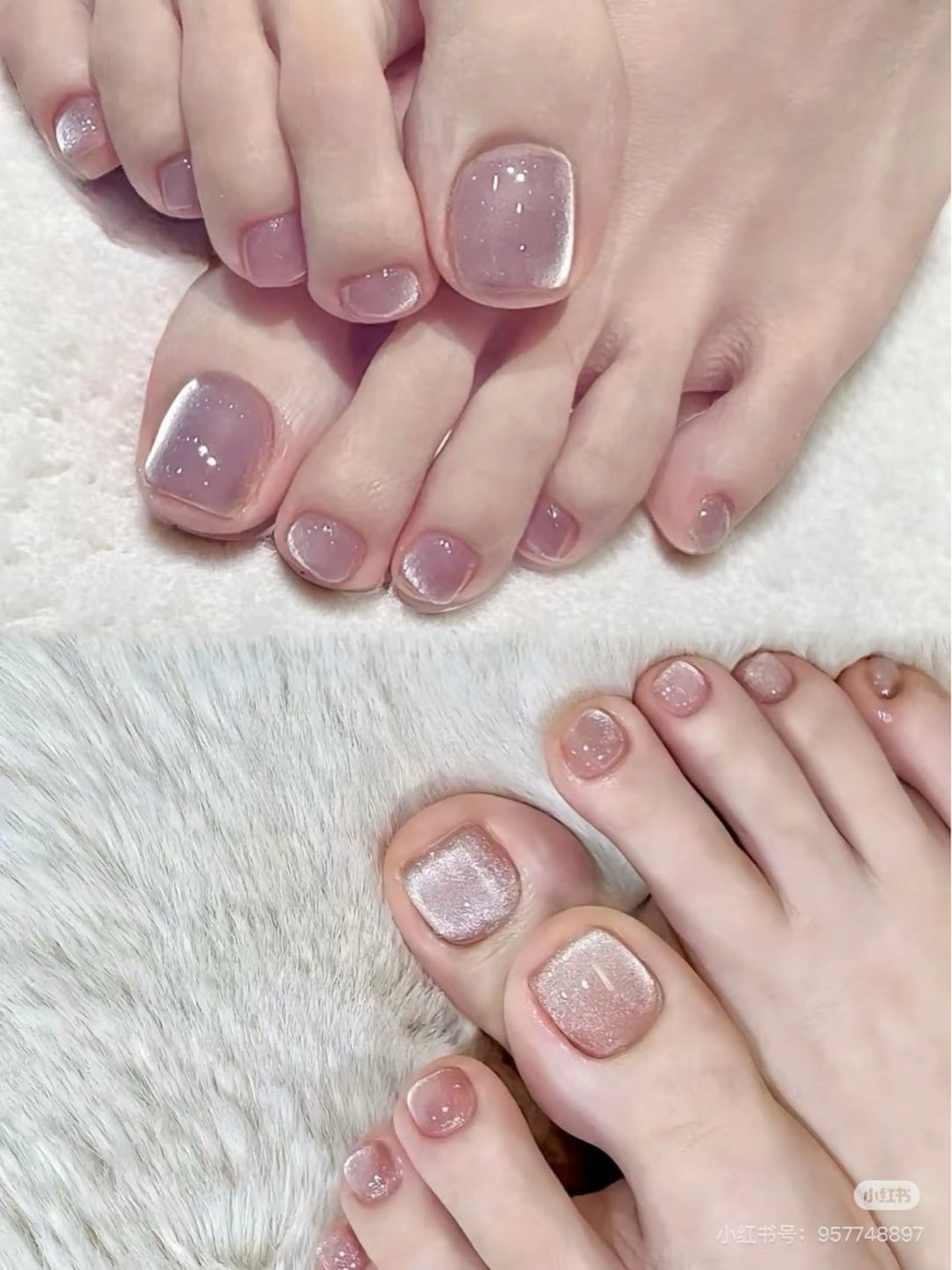 フットマグネット/フラッシュワンカラーストーン4個付き✨新規ソフトジェルオフ無料🎏の写真