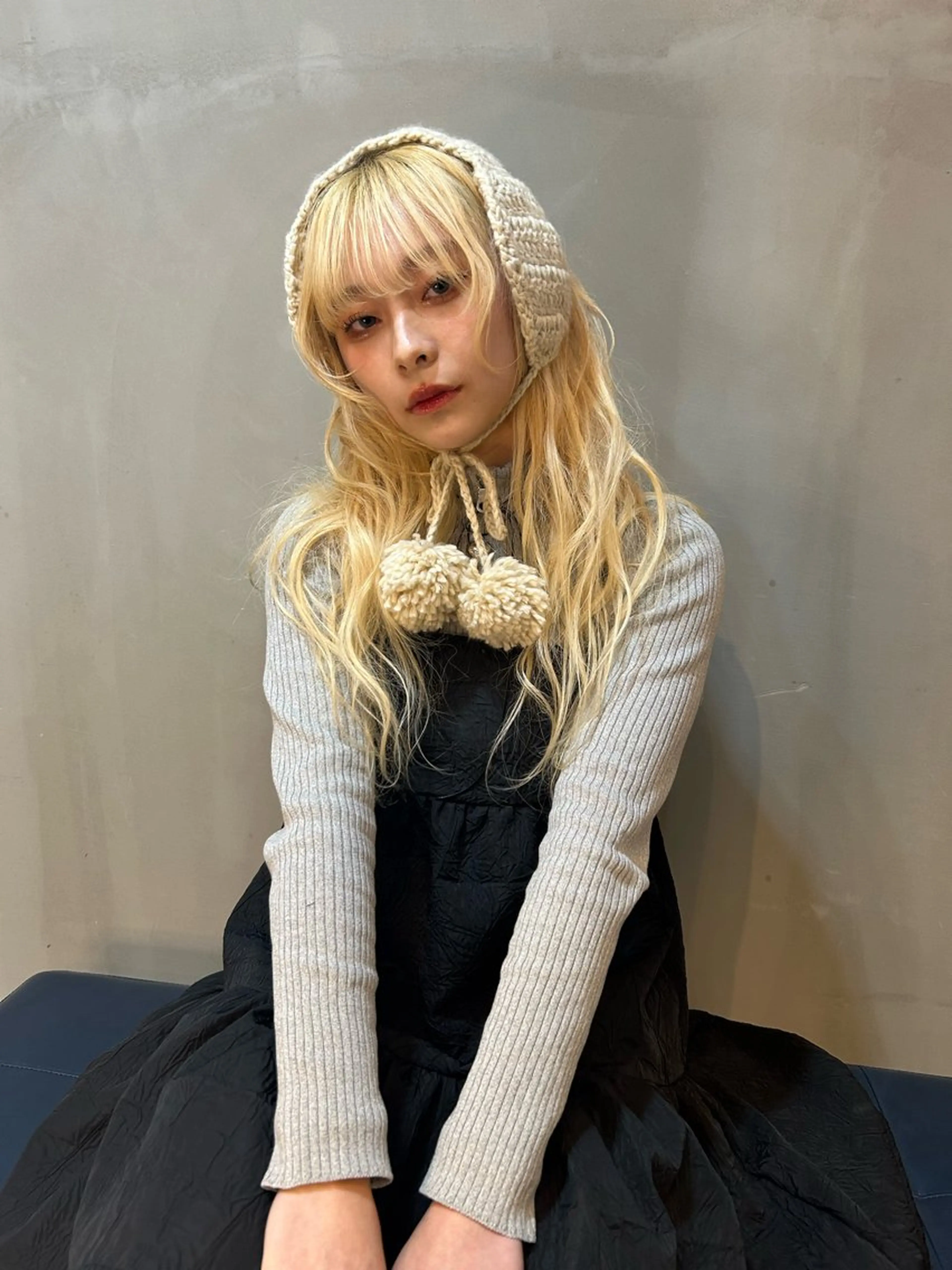 ロング カット ヘアカラー トリートメント L STUDIO所属・ハイトーン/ブリーチ 🧁soraのヘアスタイル