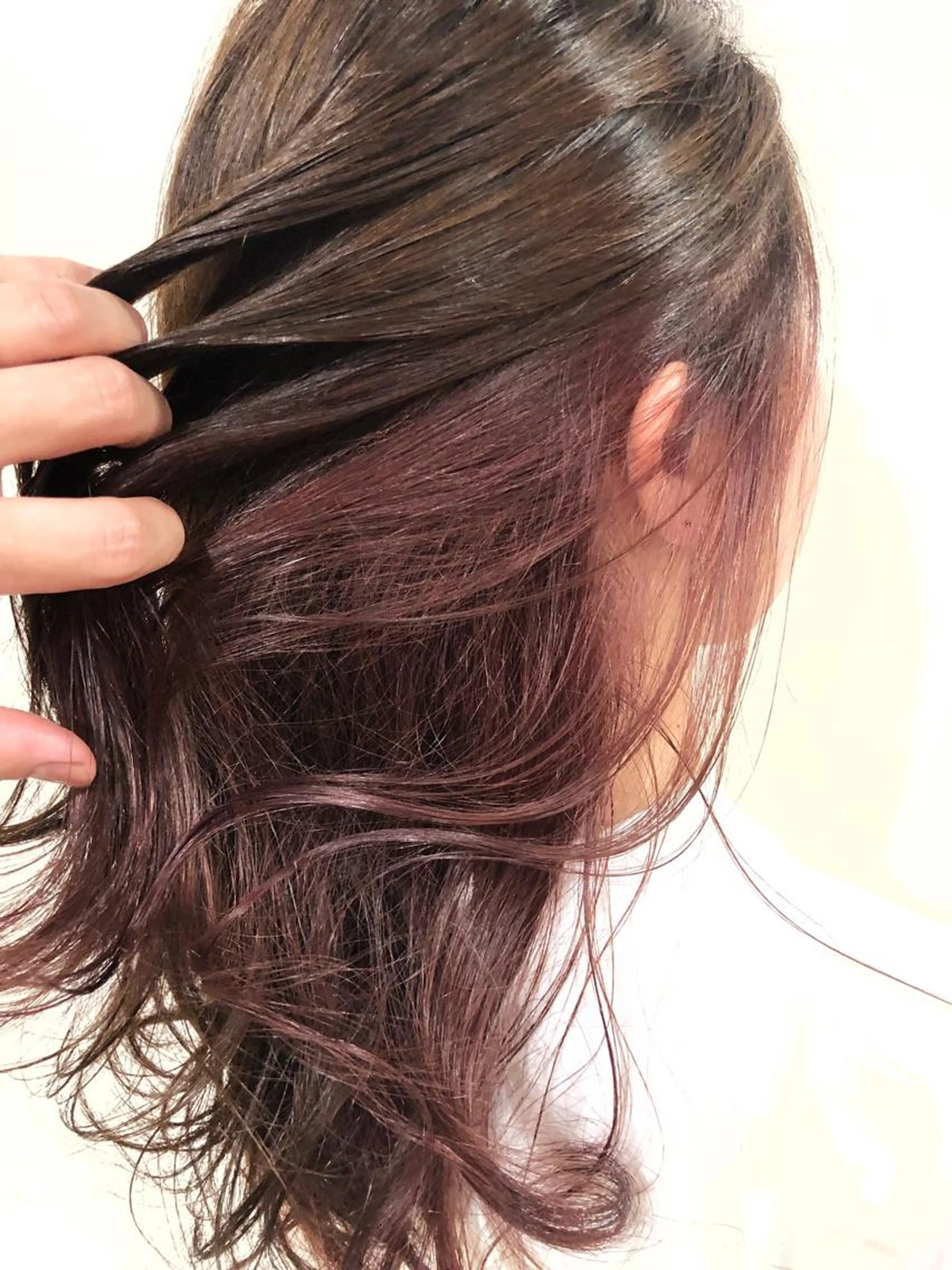 ⭐️《ブリーチなし》インナーカラー+フルカラー+カット ¥9500の写真