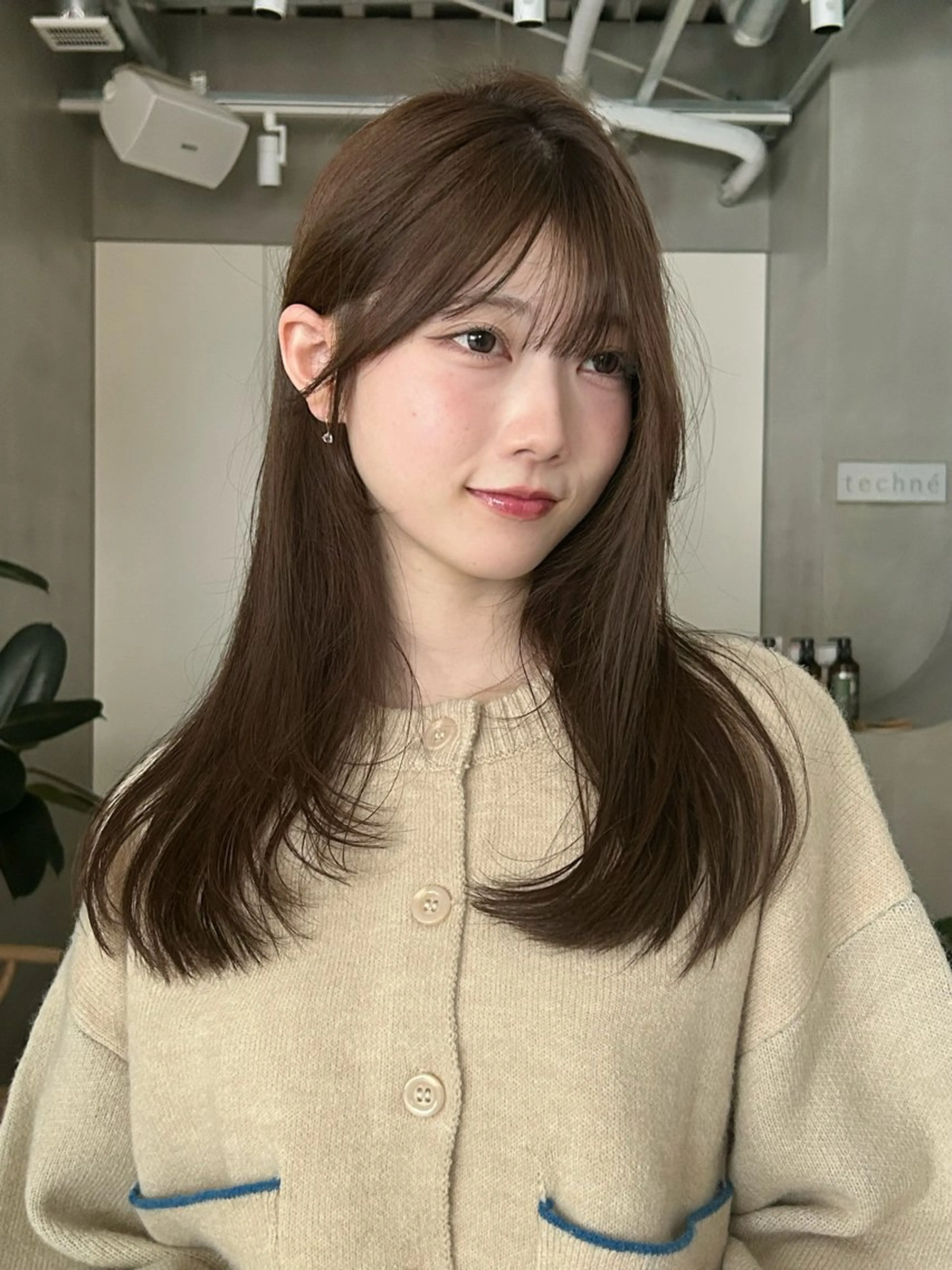 ロング カラー カット ヘアカラー トリートメント techné所属・ショウタ/レイヤーカ ット/透明感カラーのヘアスタイル