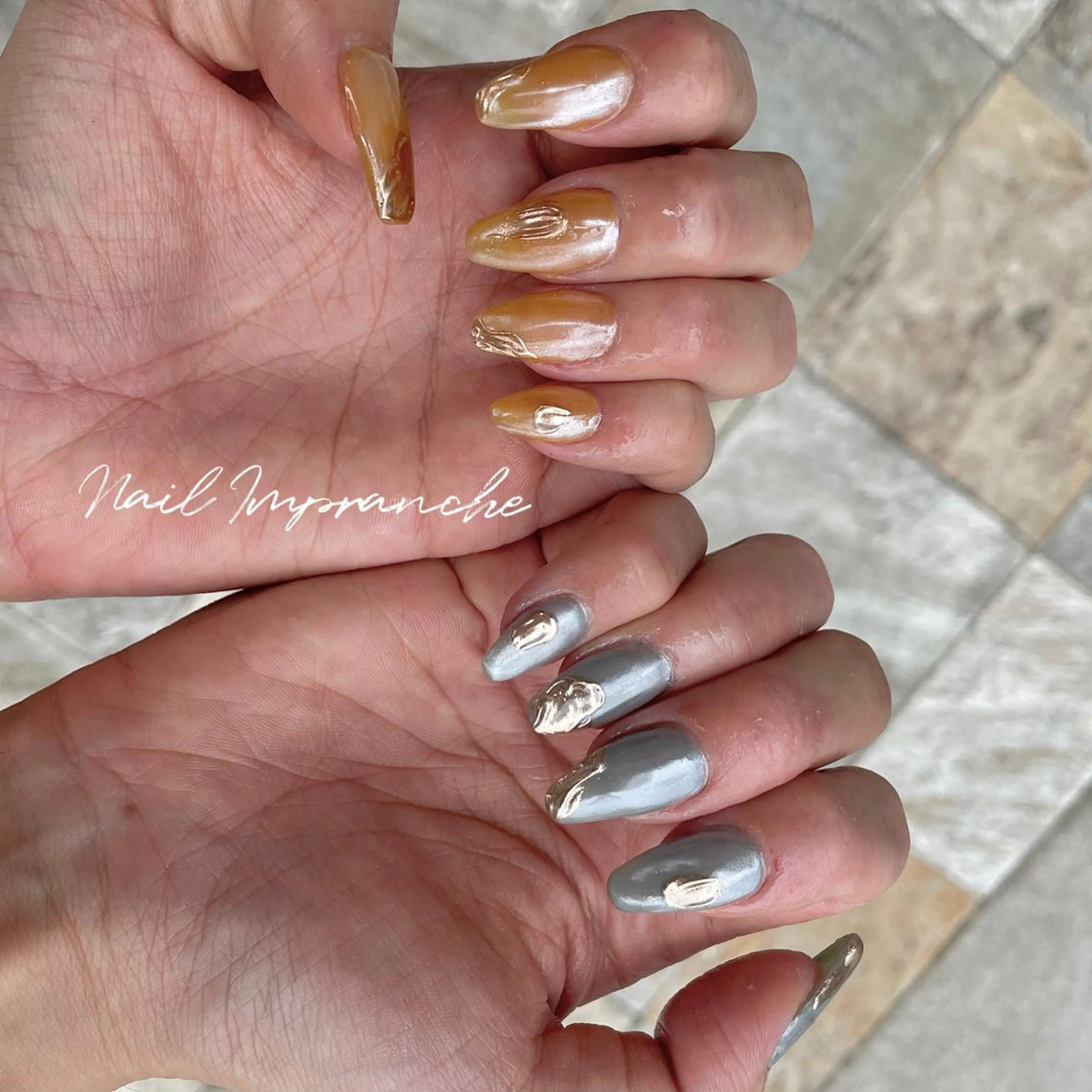 カラー ヘアアレンジ ネイル マツエク・マツパ ハンドネイル 松井 亜由美のネイルデザイン