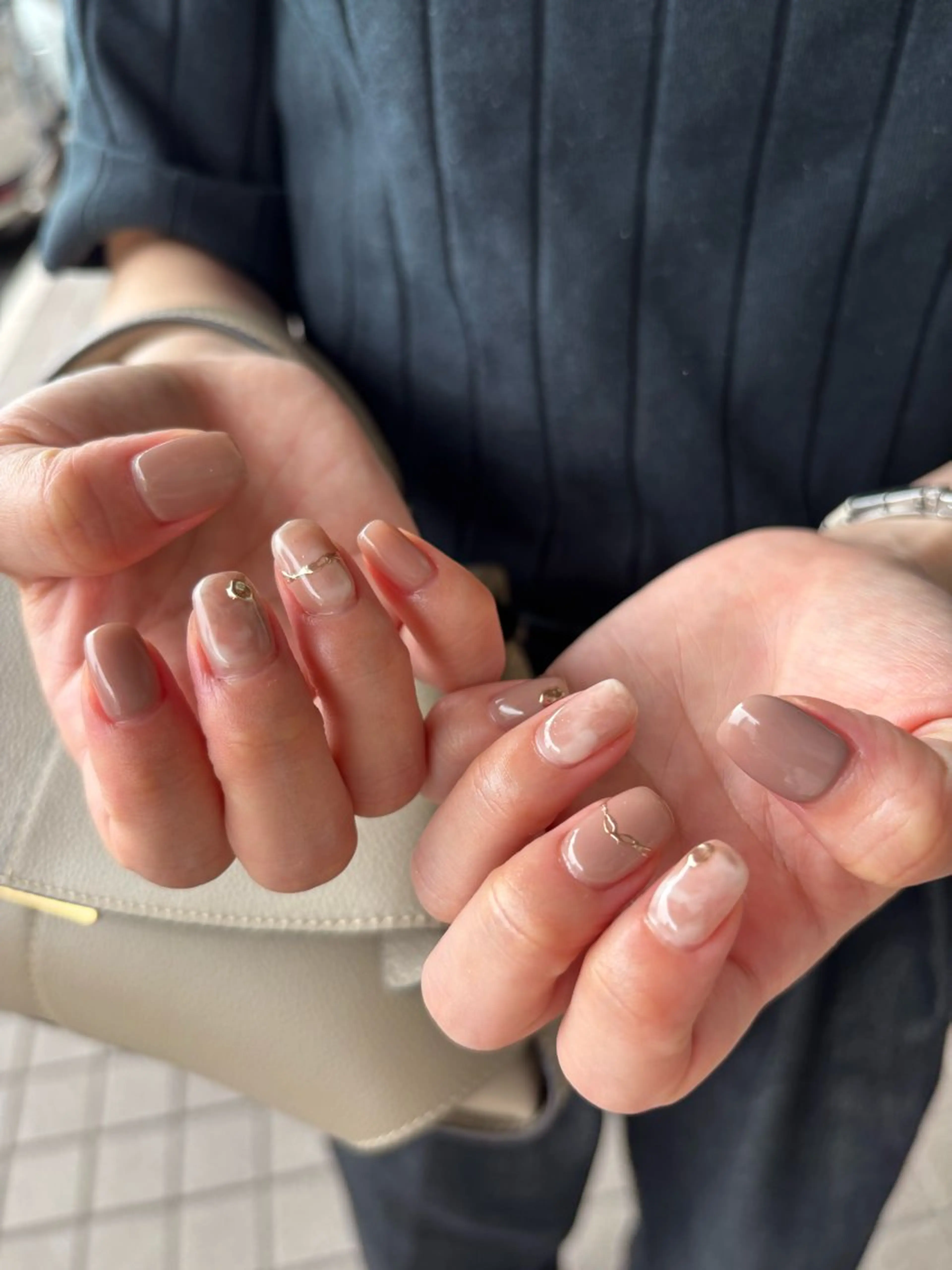 ネイル ニュアンスネイル ハンドネイル N° nail_ fuyukaのネイルデザイン