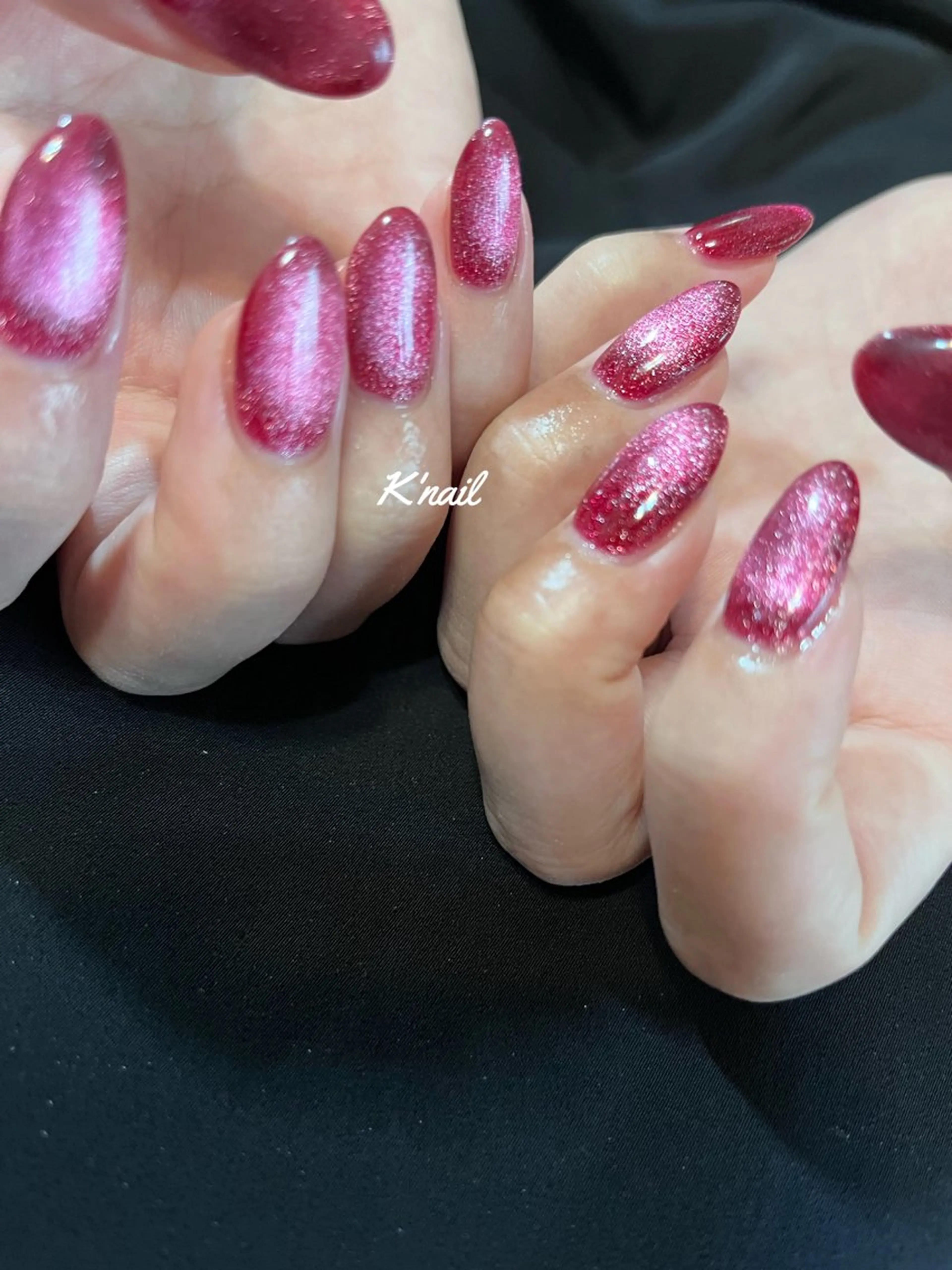 ネイル マグネットネイル ハンドネイル K'nail tomokaのネイルデザイン