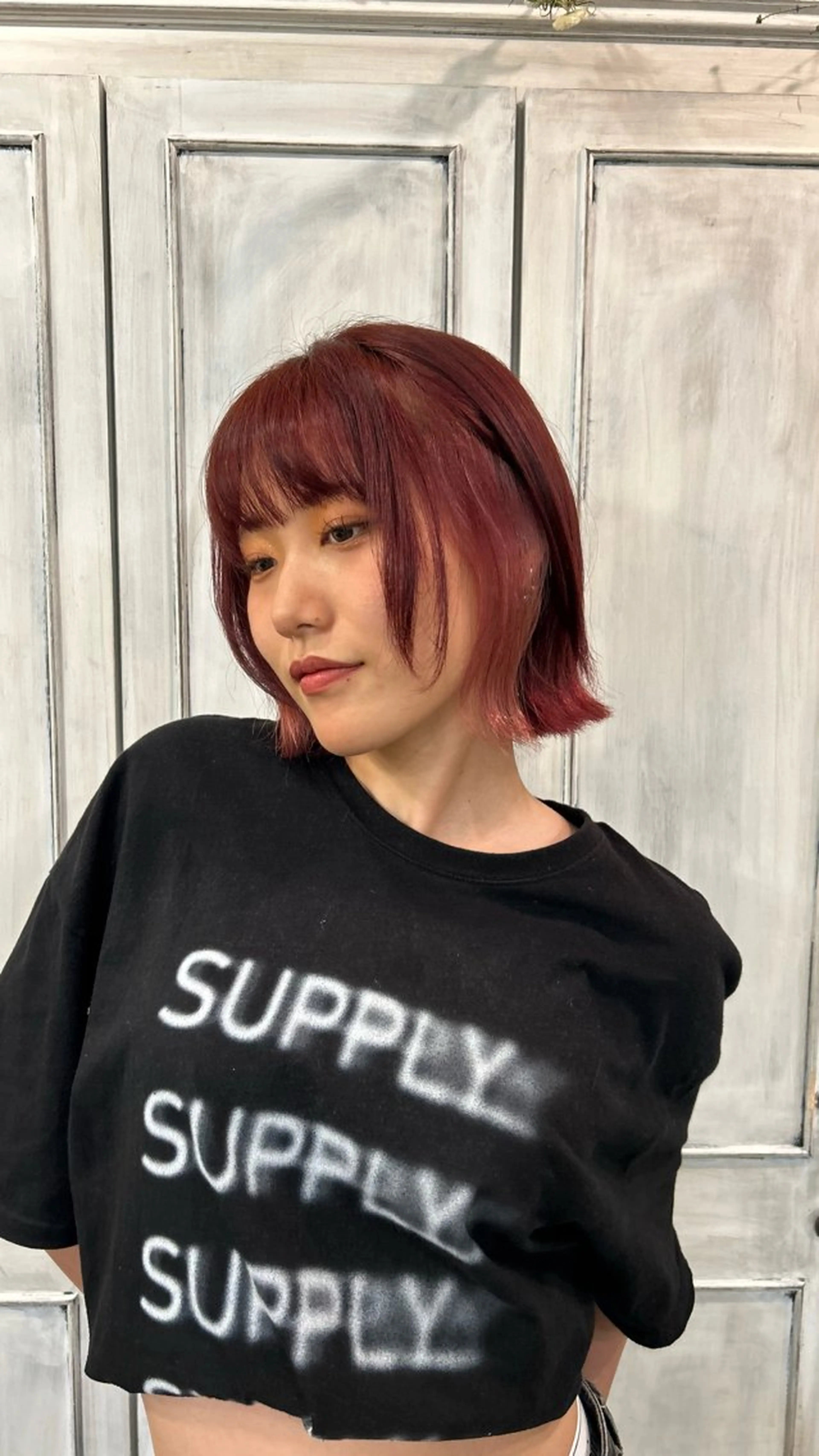 ショート カラー ラベンダーカラー ピンクカラー レッドカラー BioTop atora所属・🐾🐈Shiho 🐈‍⬛🐾/暖色のヘアスタイル