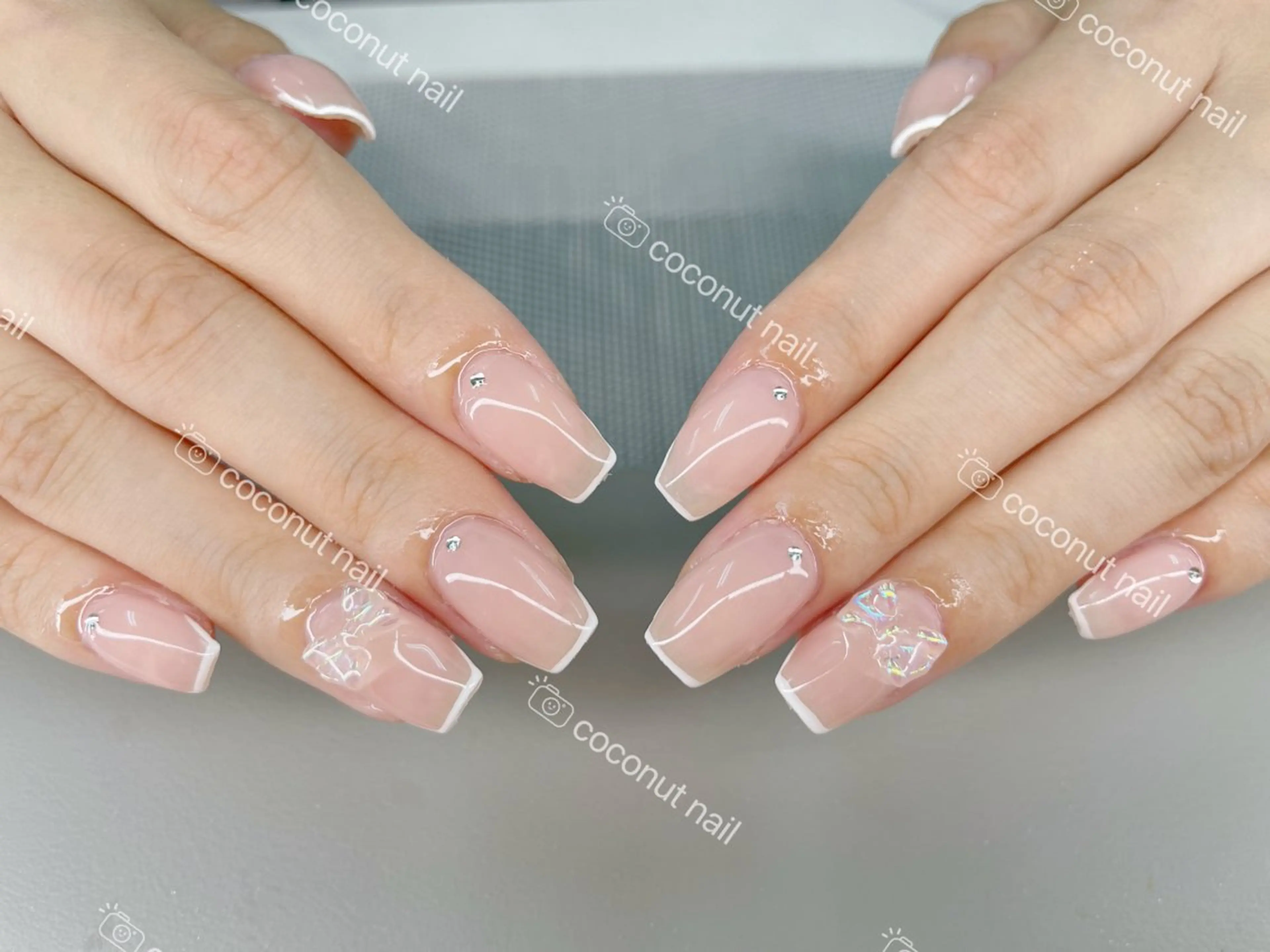 ネイル ハンドネイル 神田 ココナッツのネイルデザイン
