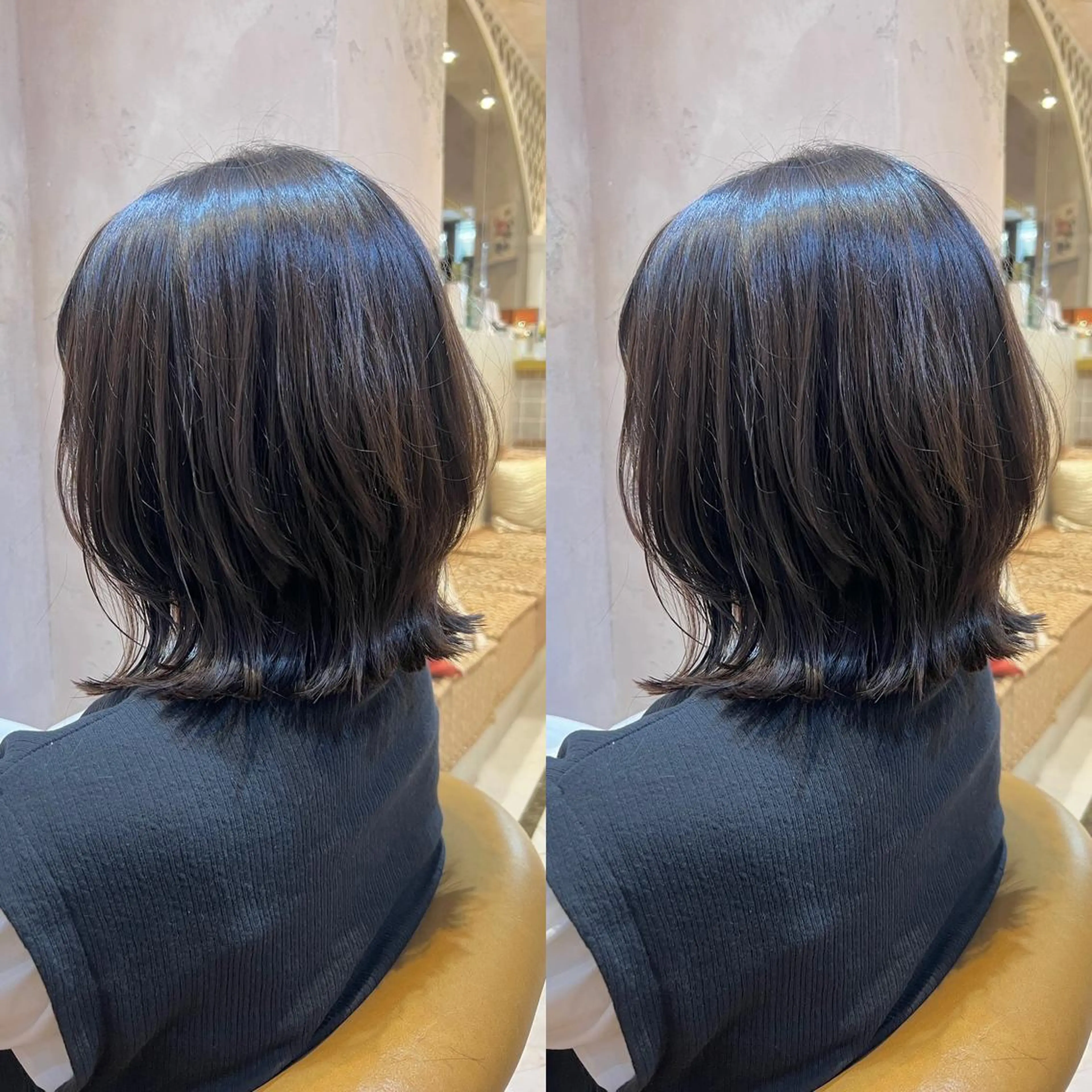 ミディアム カラー MIKU /ボブ/外ハネボブのヘアスタイル