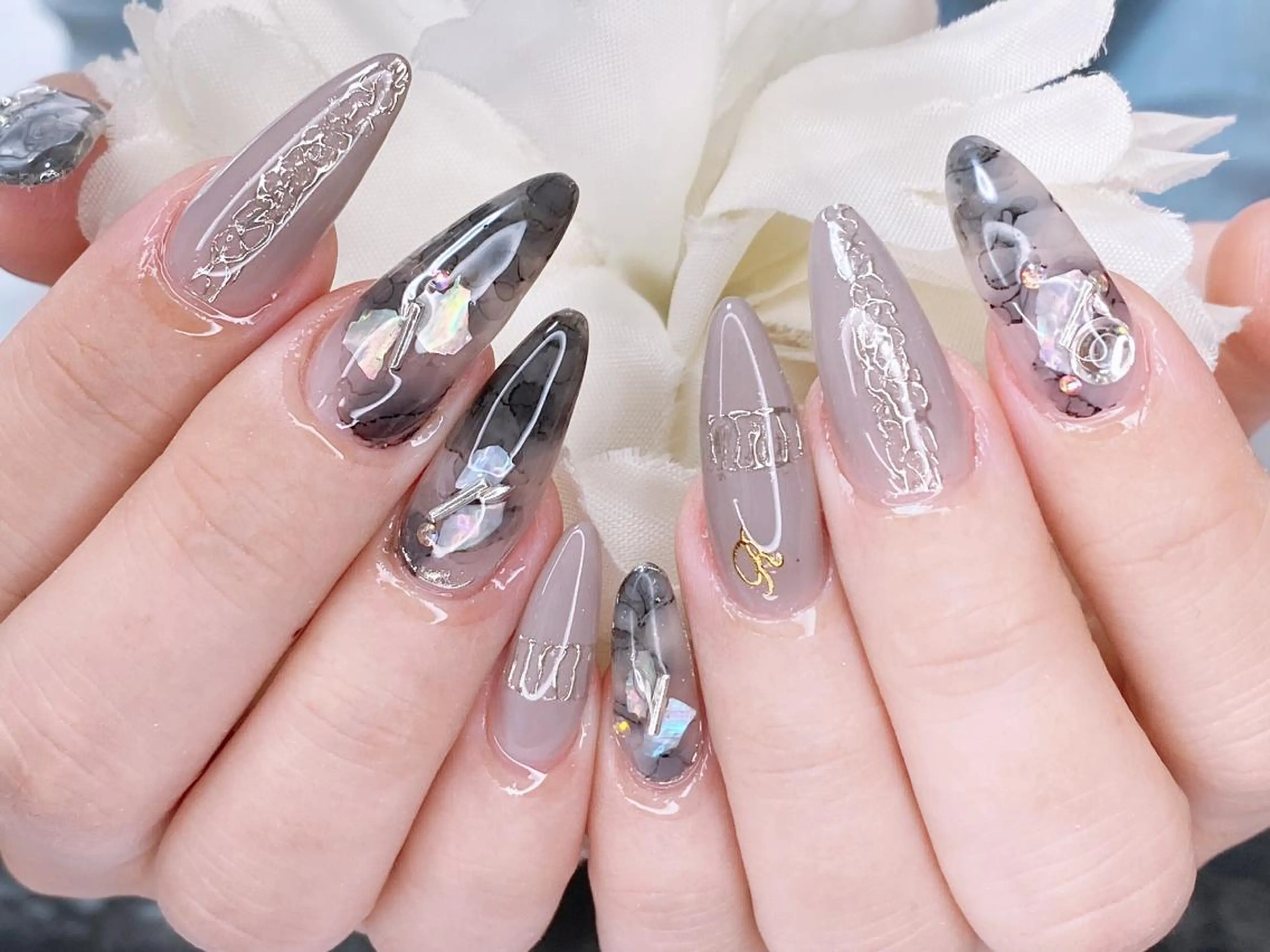 ネイル ハンドネイル Ｎail Ｓalon ertiのネイルデザイン