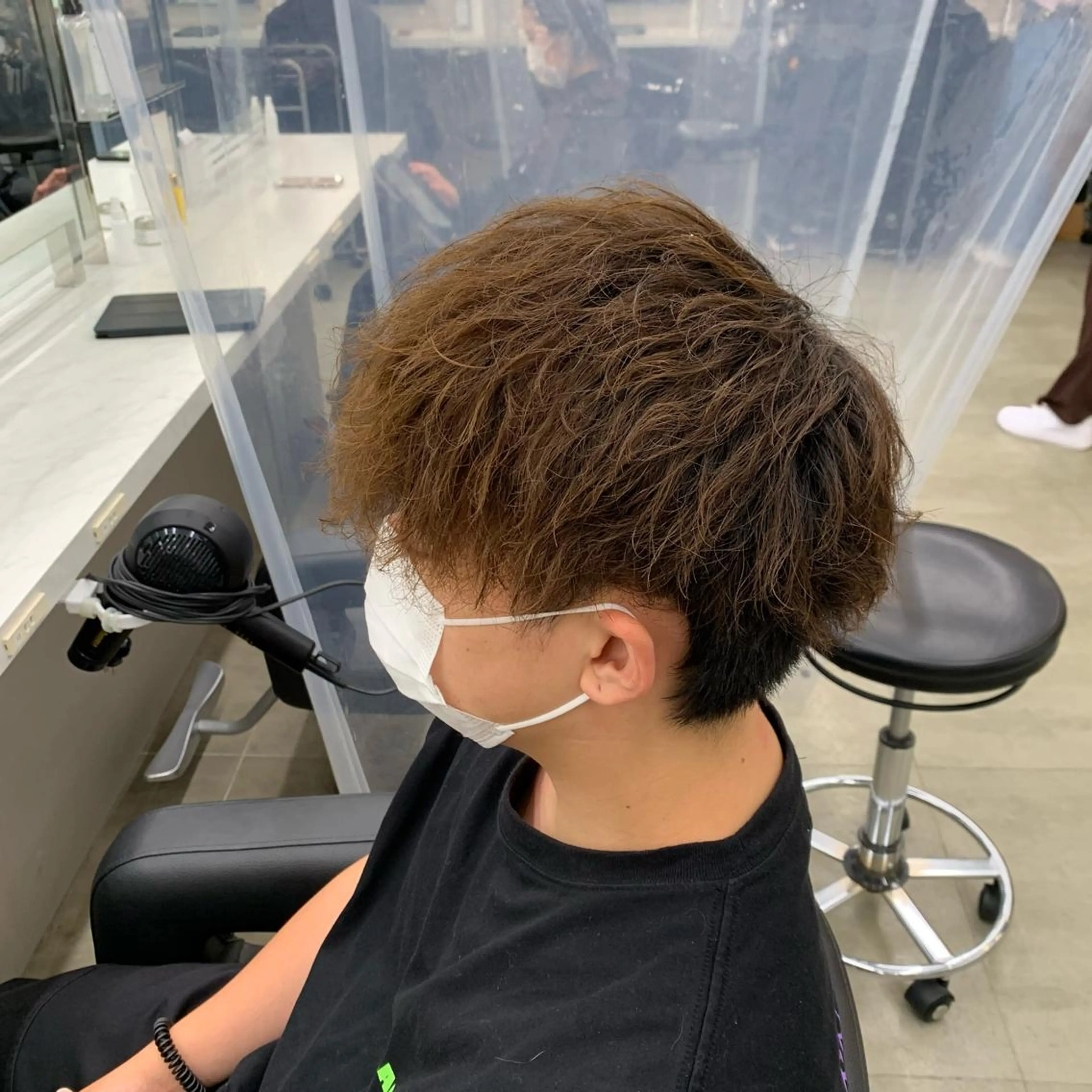 ショート パーマ メンズ カット ヘアカラー トリートメント ヘッドスパ ヘアセット トレンド/レイヤー うる艶🪞CANDYのヘアスタイル