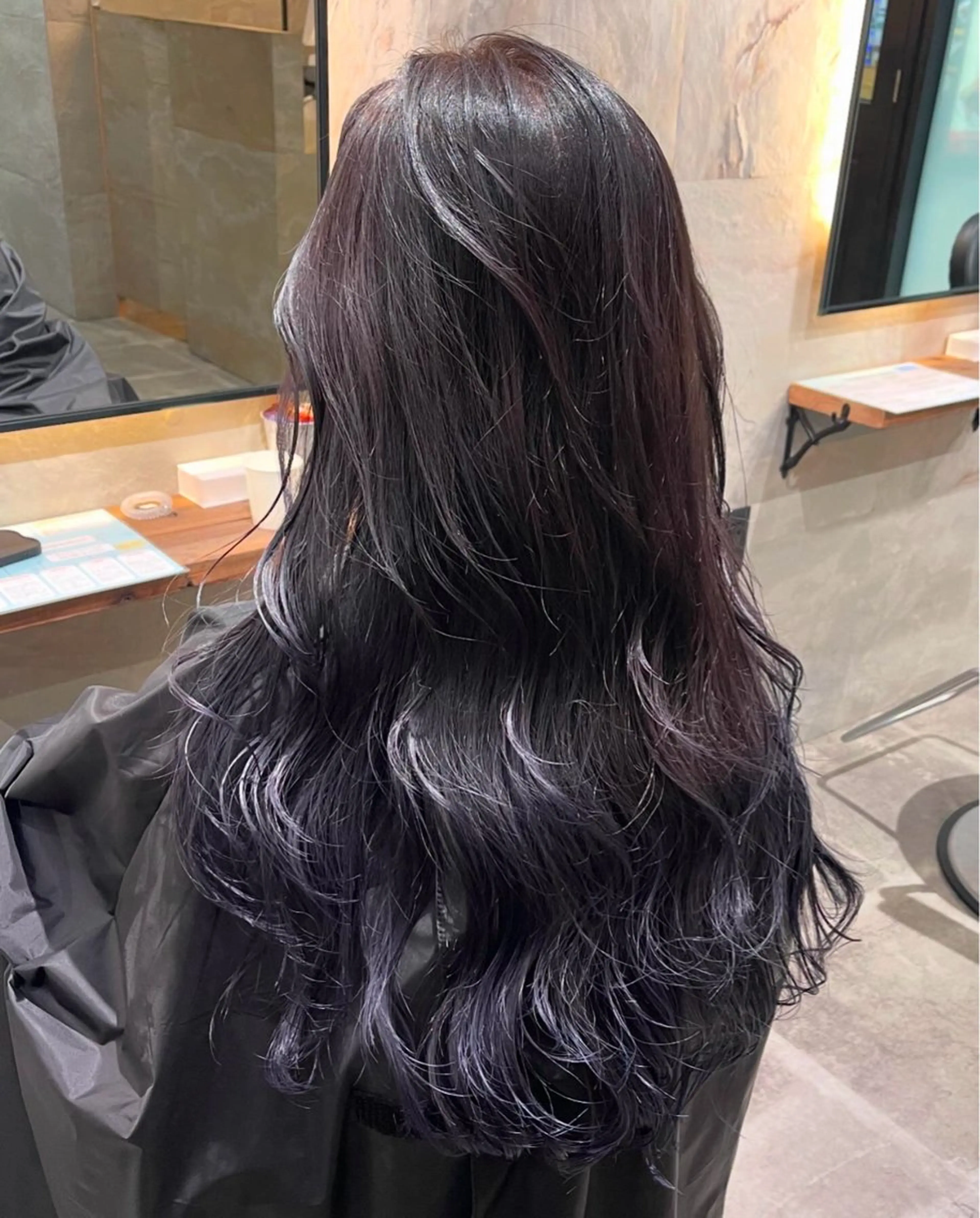 ロング カラー グラデーションカラー ラベンダーカラー La fith hair SHIN 大分所属・Lafith 大分／ ヨッシーのヘアスタイル