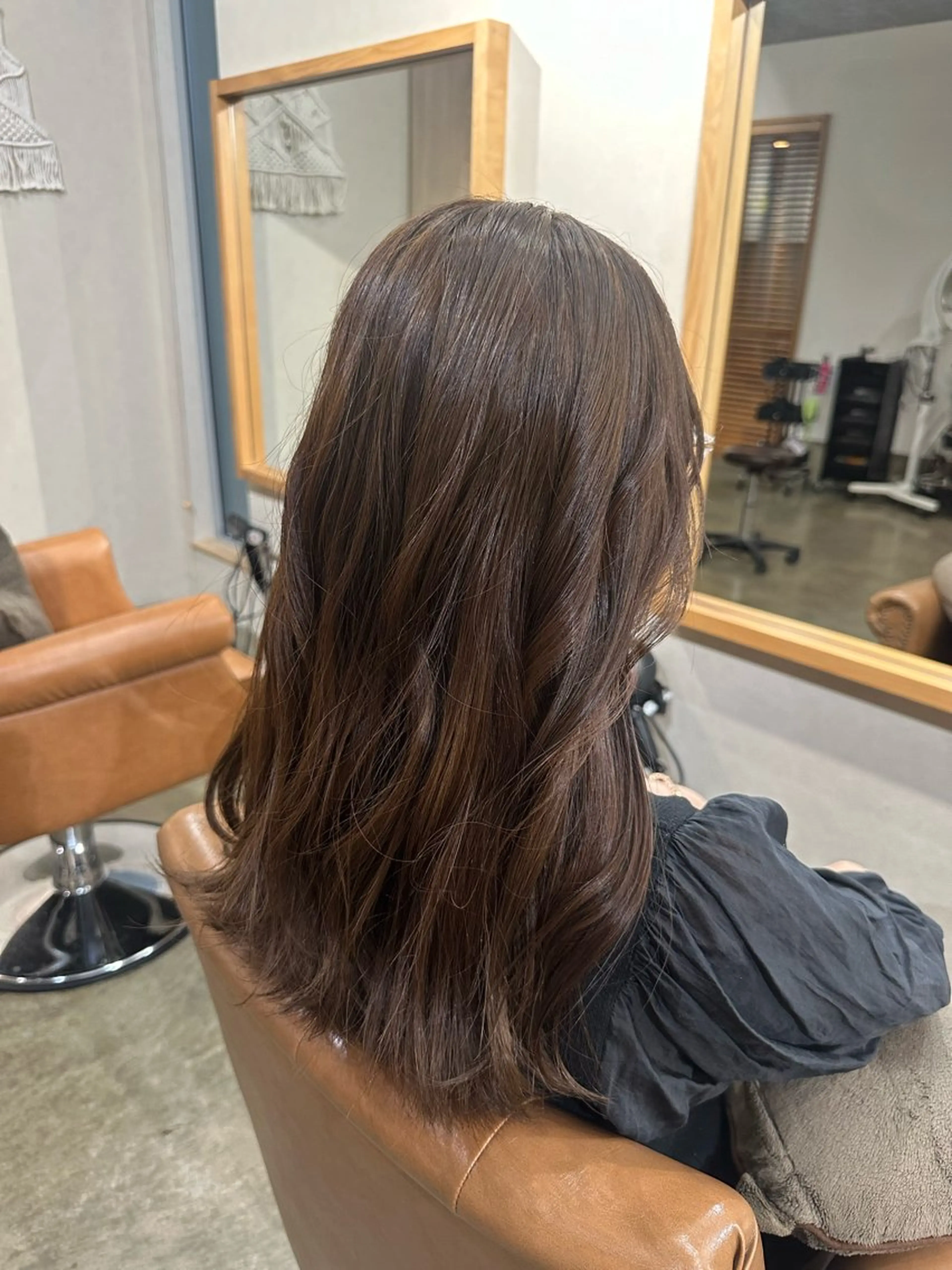 カラー ヘアカラー 大石 楓のヘアスタイル