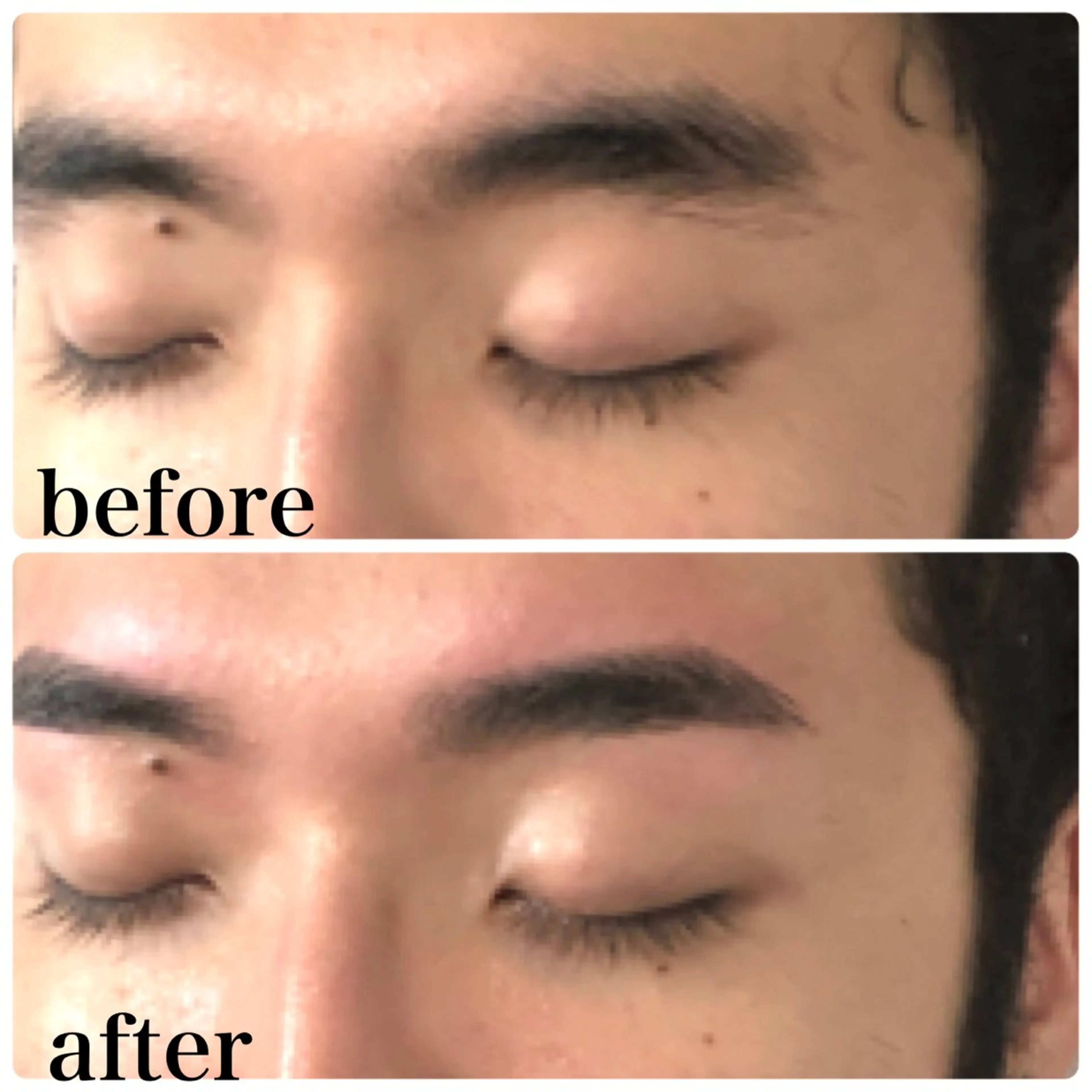 メンズ アイブロウ メンズパーマ 眉カット ハリウッドブロウリフト メンズアイブロウ 眉毛ワックス脱毛 ar+  hair salon所属・眉毛専門店✨ar+ 新宿 NARUMIの眉毛・アイブロウイメージ