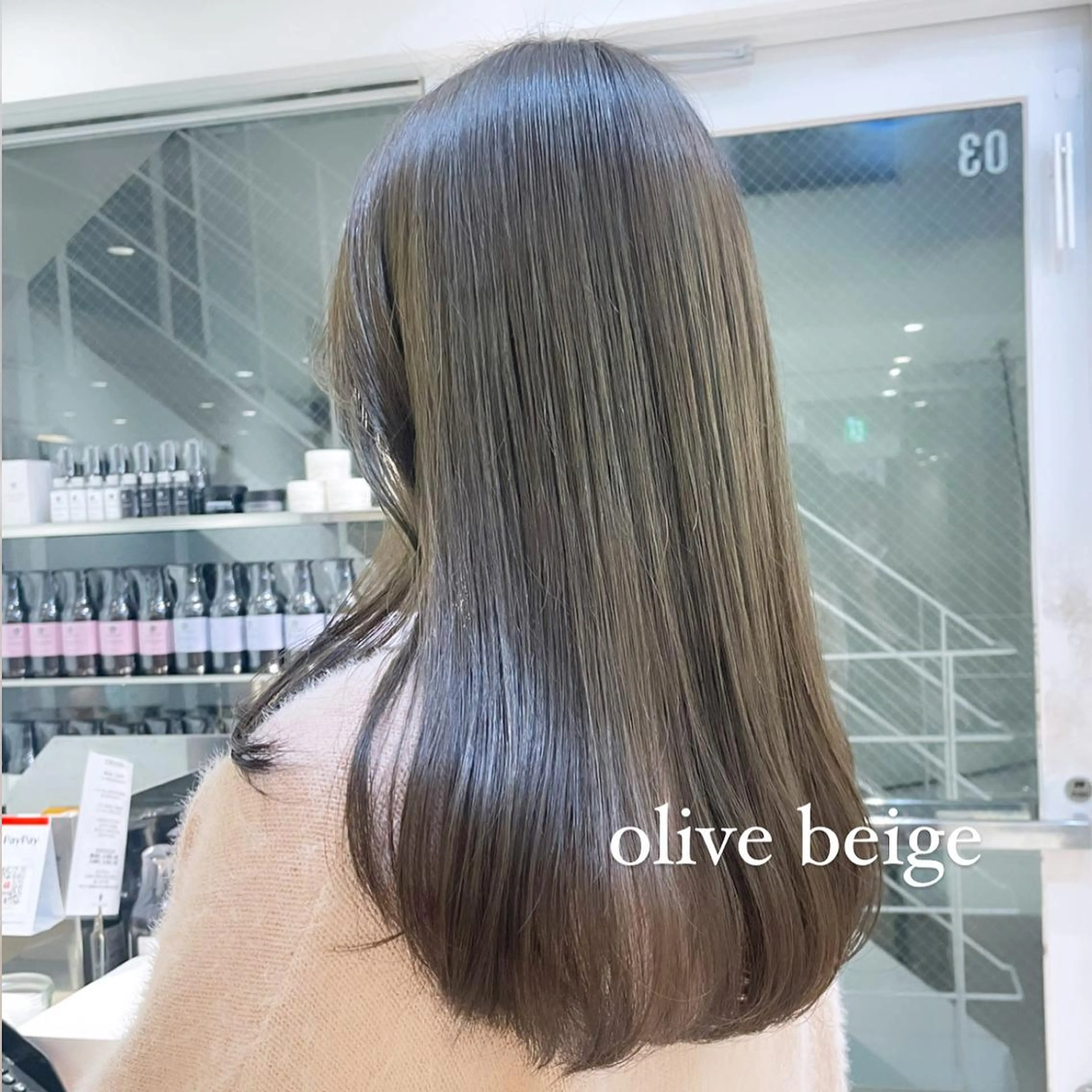 🧊ブリーチなしで透明感🧊カット+ブリーチなしダブルカラー+ケアトリートメントの写真