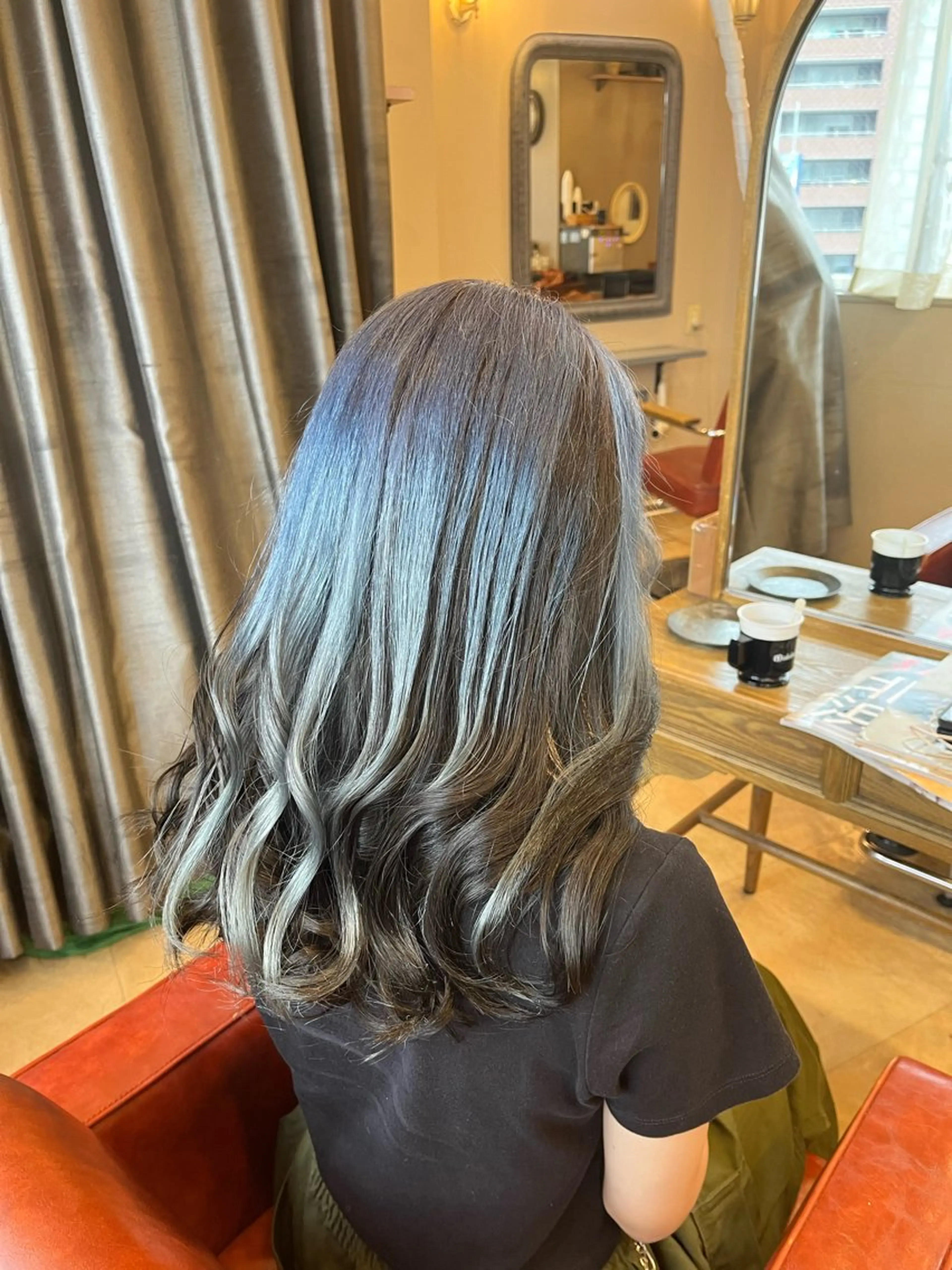 ロング カラー 髪質改善×ケアブリー チ特化【ケンタ】のヘアスタイル