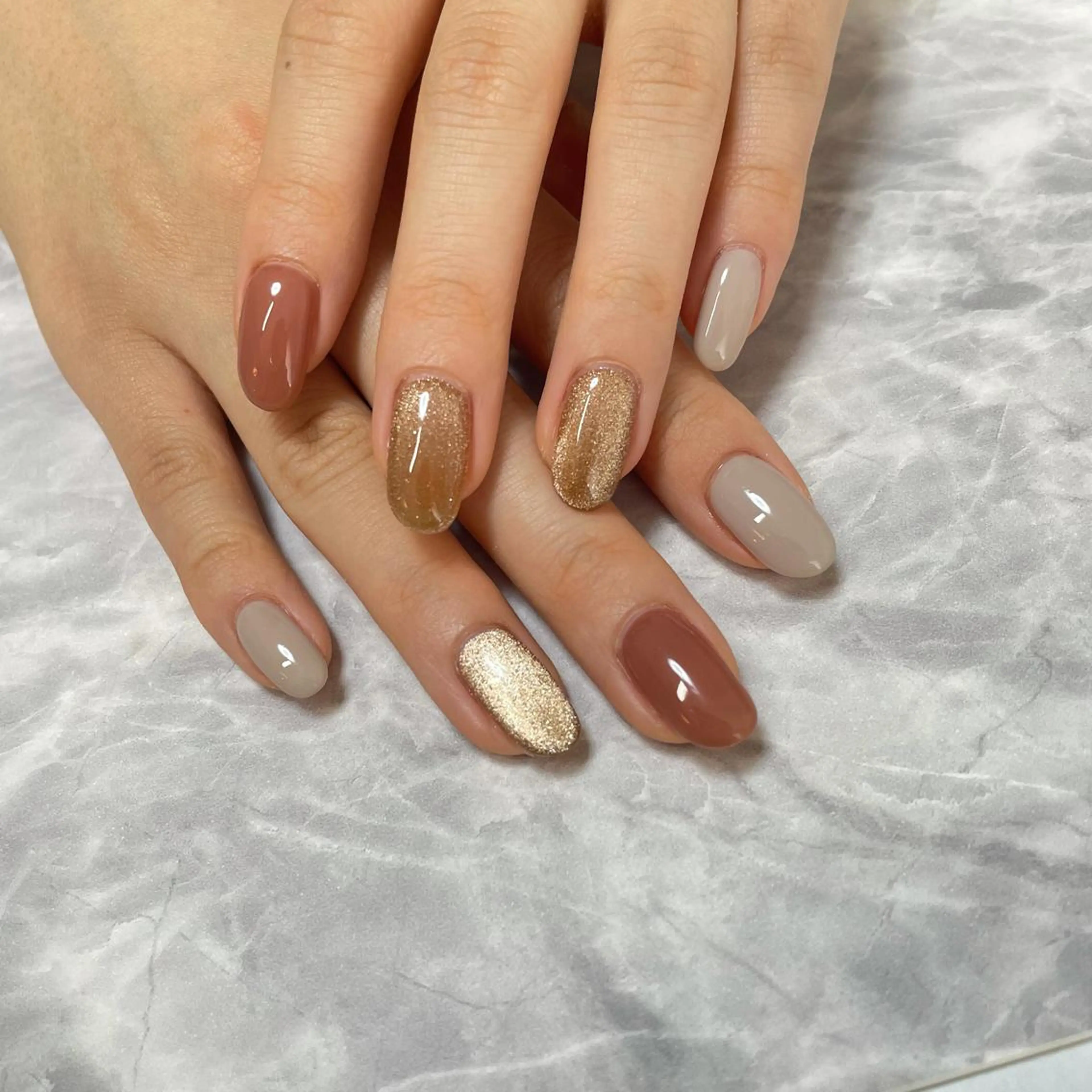 ネイル マグネットネイル ハンドネイル Aleum所属・Nail Salon Aleumのネイルデザイン