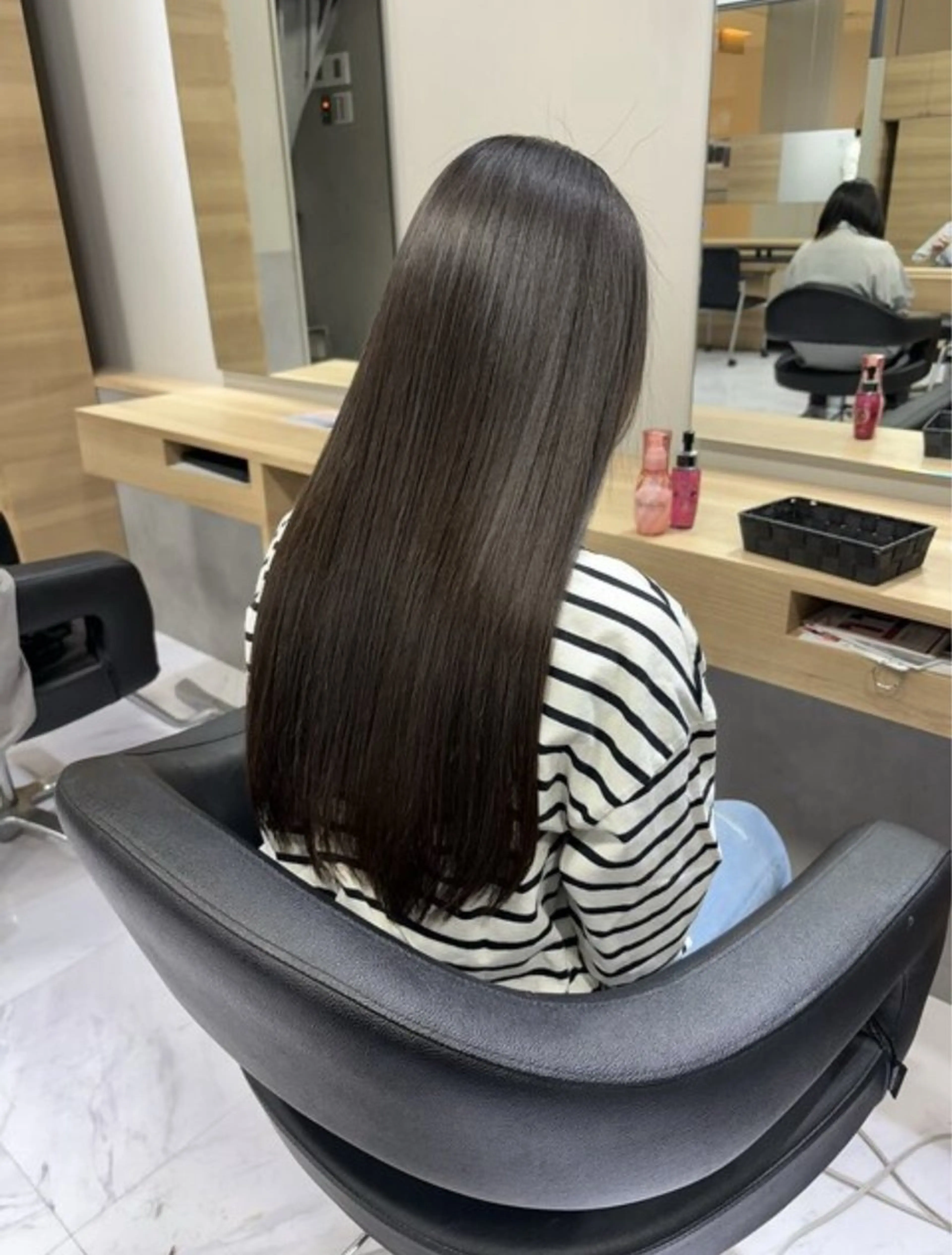 ロング ヘアカラー トリートメント 🌹門奈🌹髪質改善 /透明感カラーのヘアスタイル