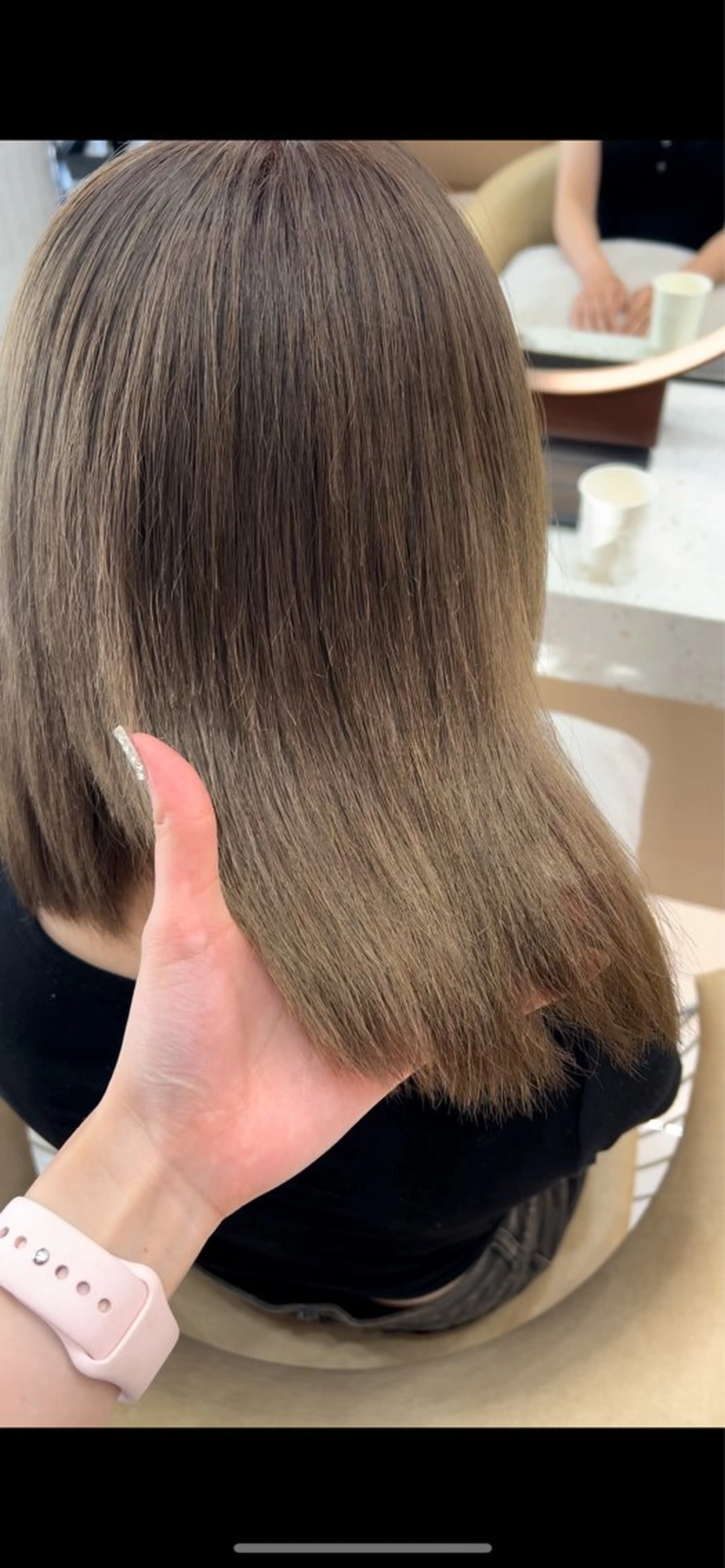 カラー 髪質改善/透明感カラ ー/みほのヘアスタイル