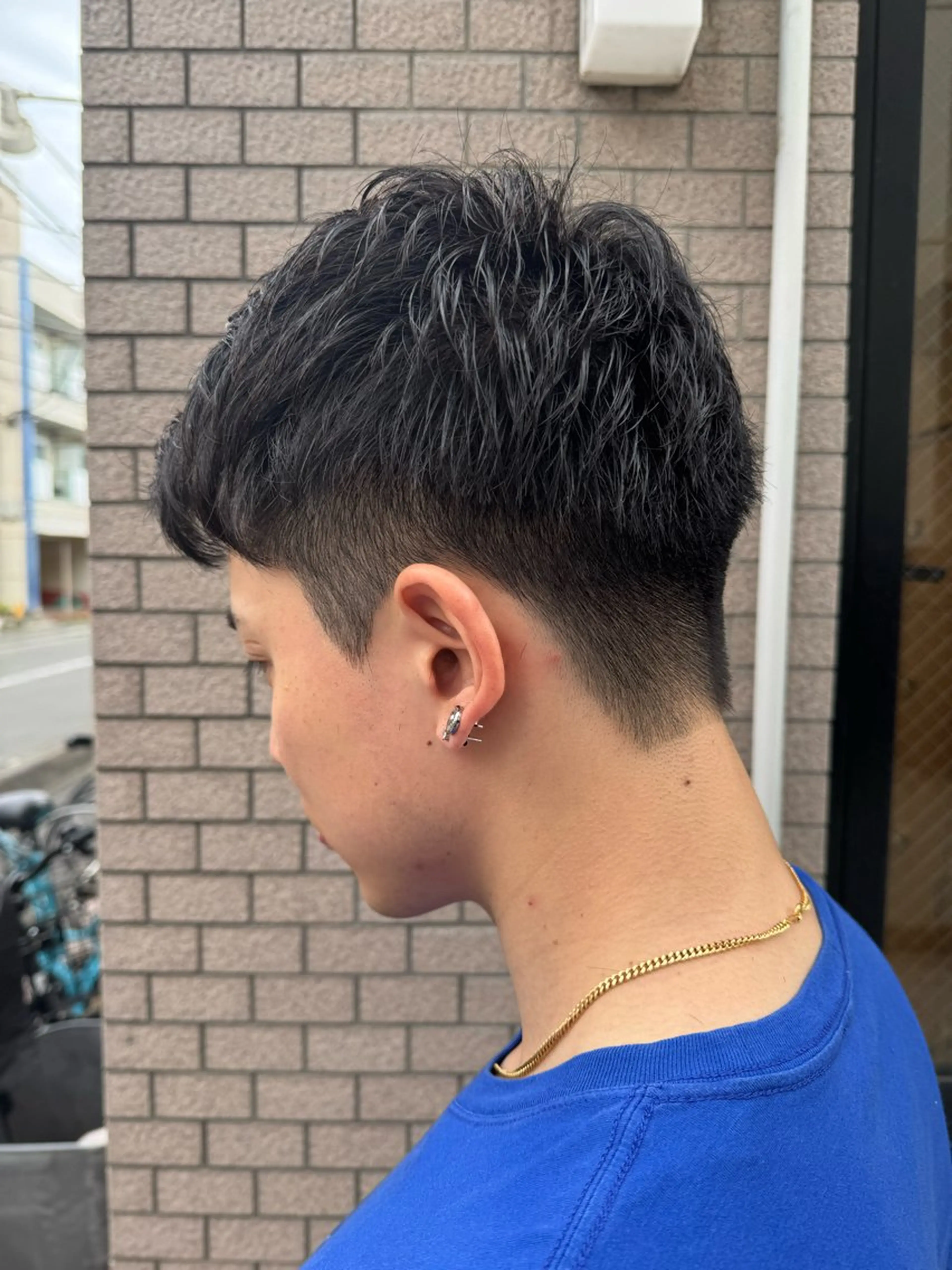 ショート メンズ カット パーマ/ハイトーン /吉田眞のヘアスタイル