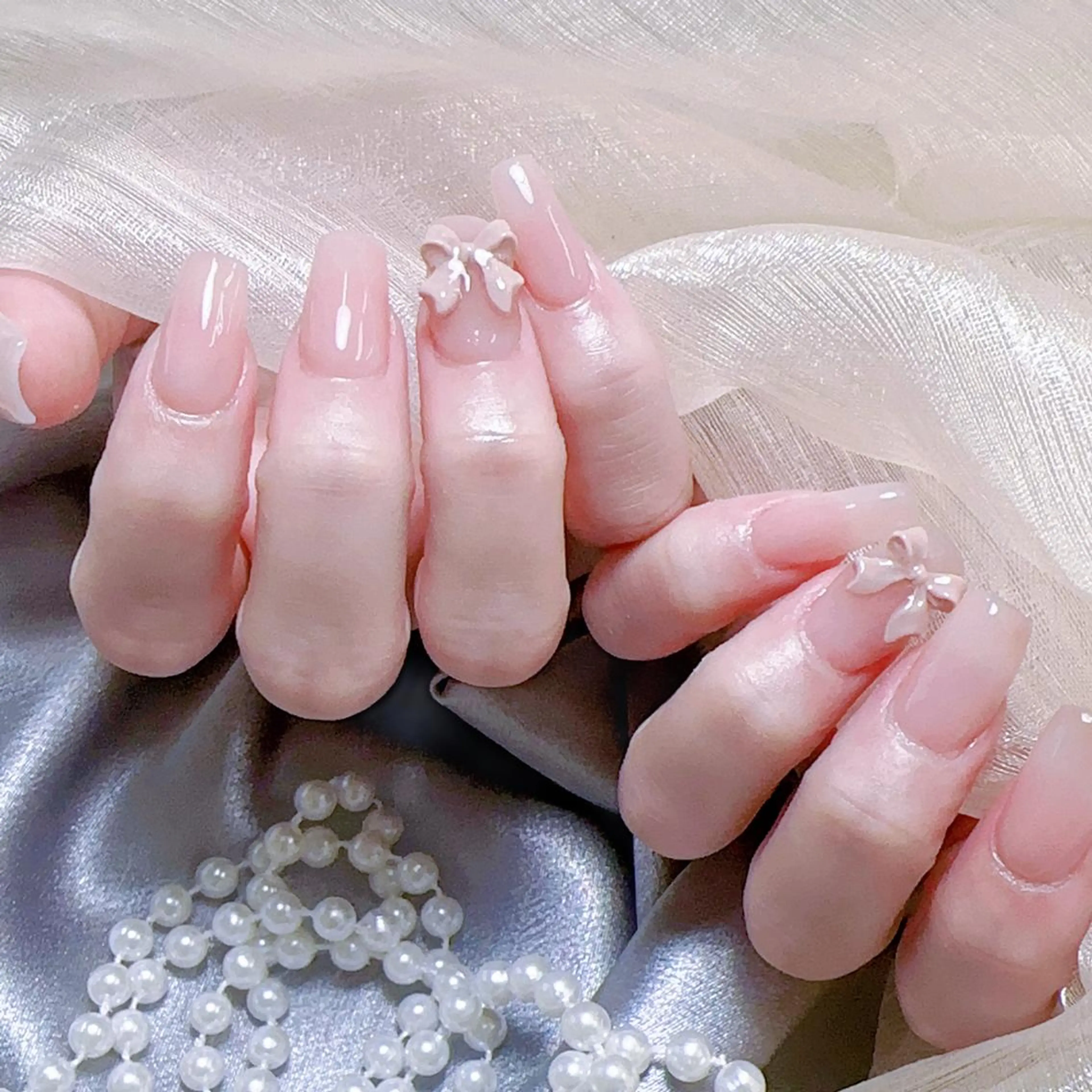 ネイル ハンドネイル 🎀まゆ 🪽🐾のネイルデザイン