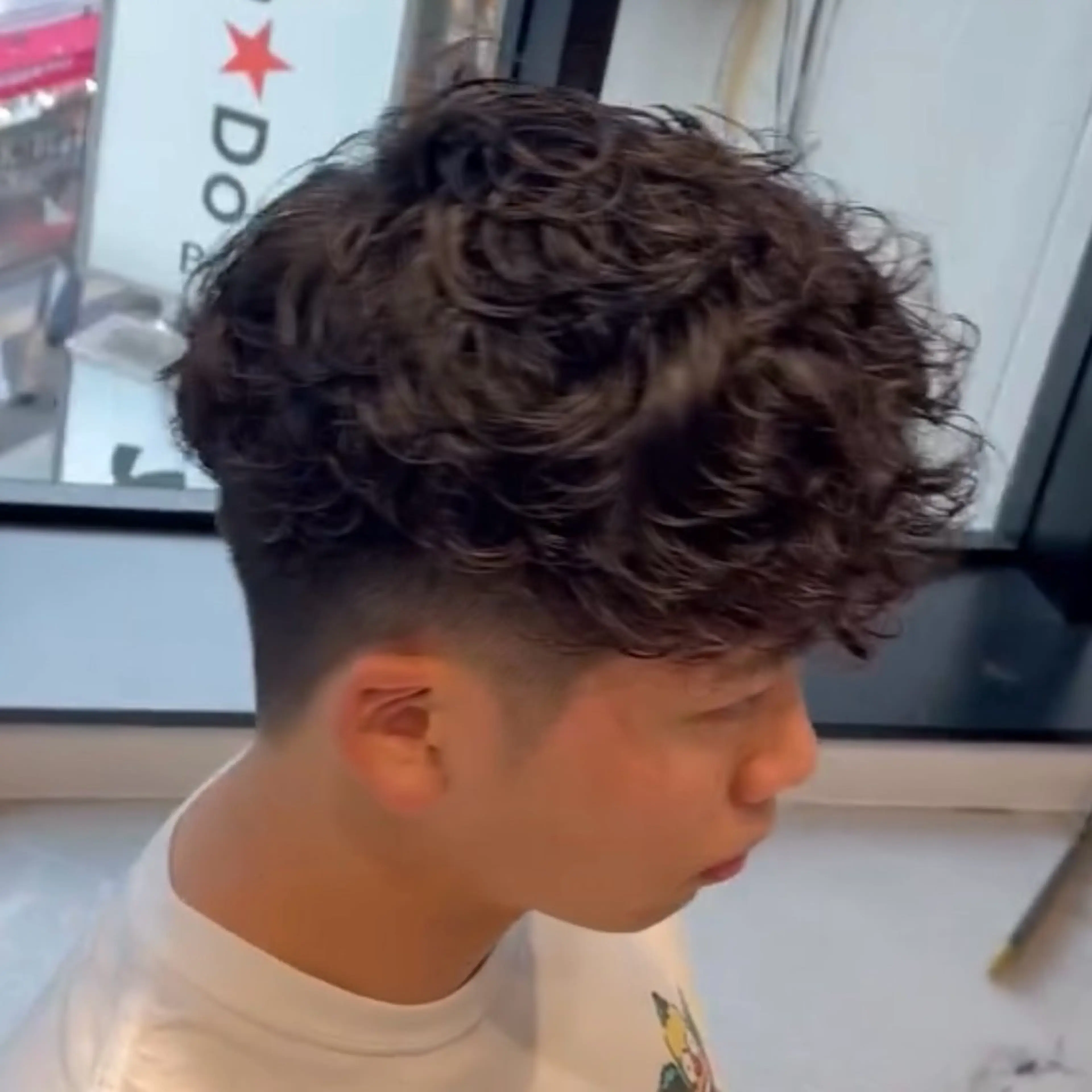 メンズ スペインカール メンズ専門/パーマ 特化/栄/北出瑞貴のヘアスタイル