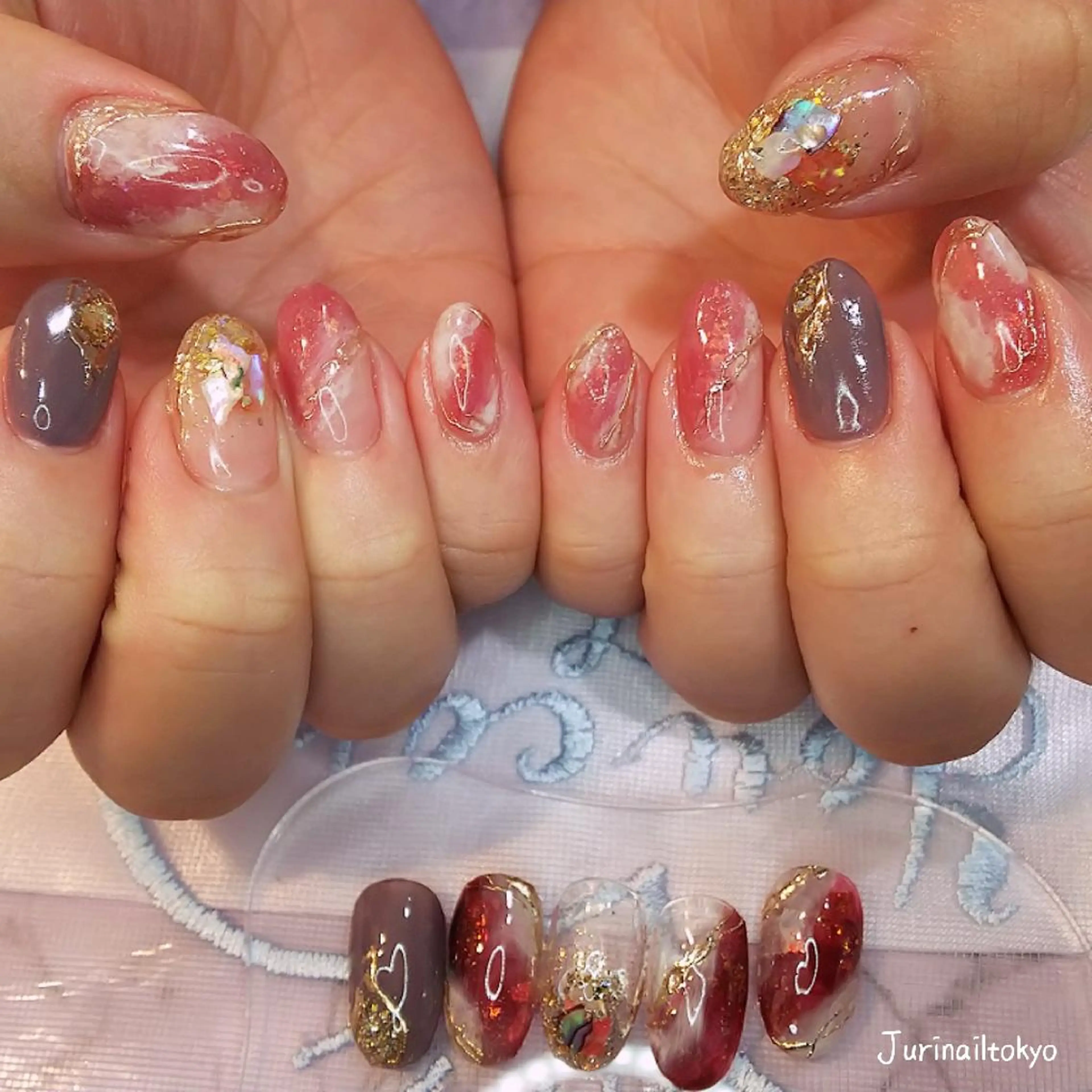 ネイル ハンドネイル フットネイル ハンドケア jurinailtokyo所属・jurinail tokyoのネイルデザイン