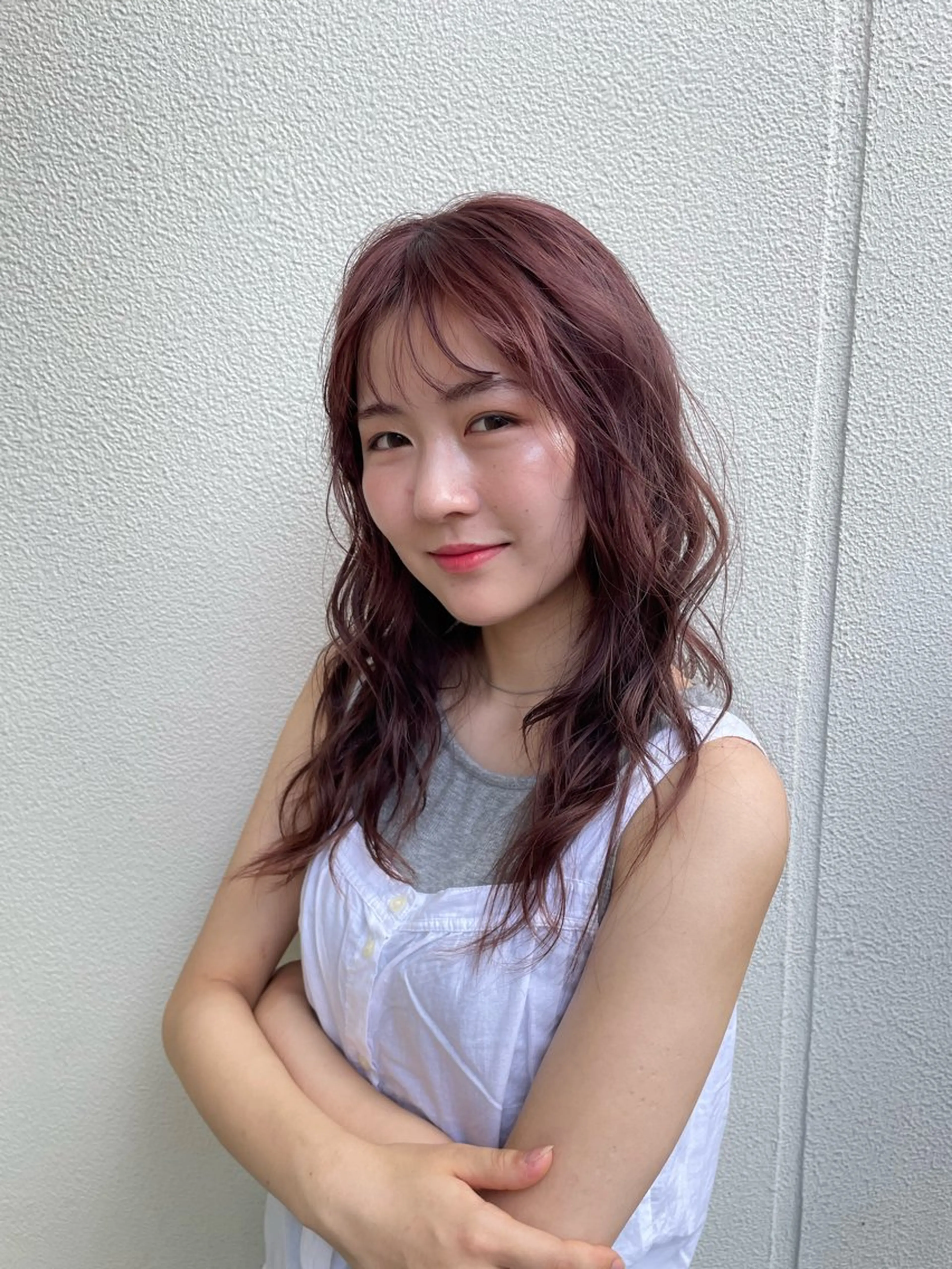 セミロング カット ヘアカラー パーマ トリートメント Toiro 横浜所属・🎀レイヤー/パーマ カラー/ai🎀のヘアスタイル