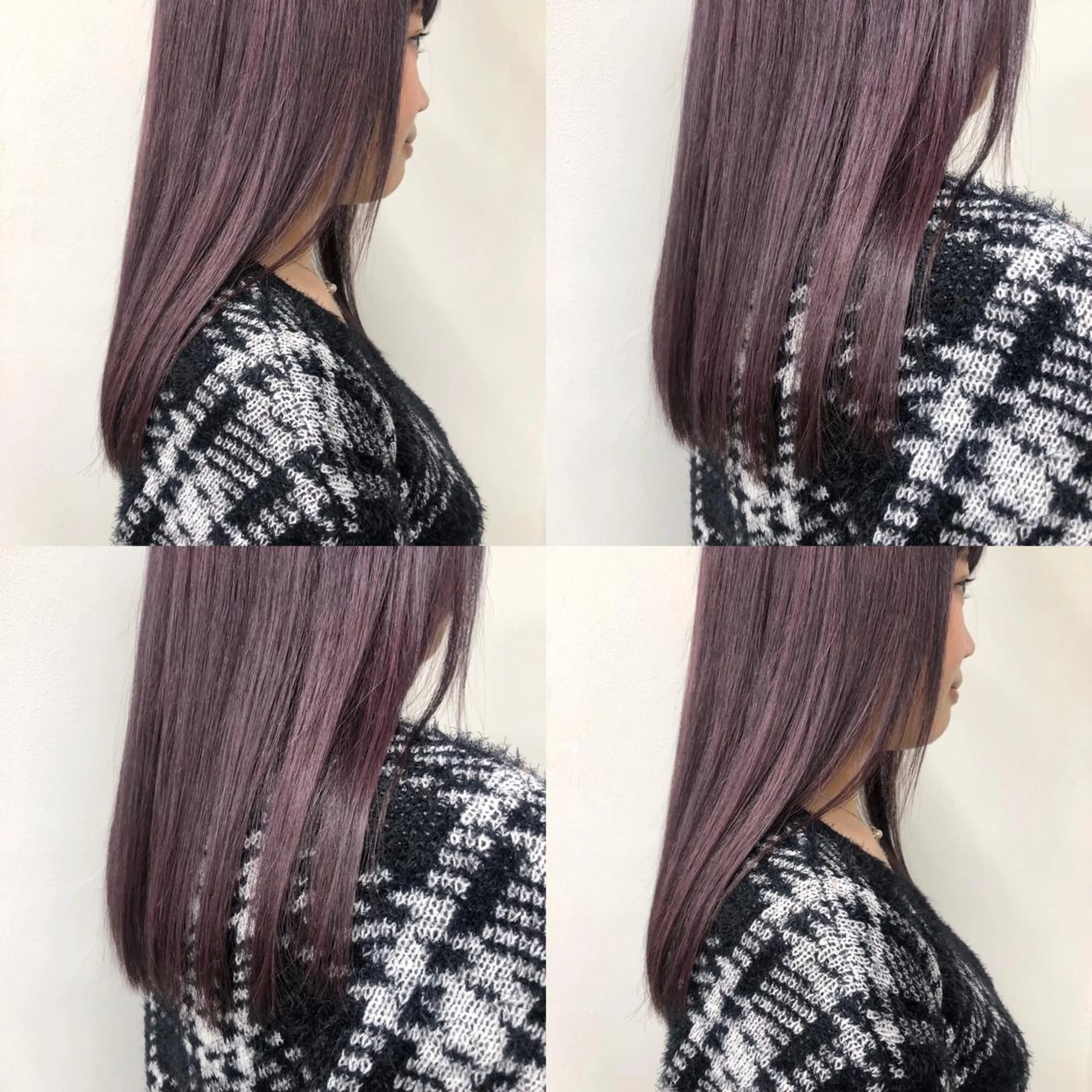 ロング パープルカラー 小澤大輔 YOLO hairのヘアスタイル