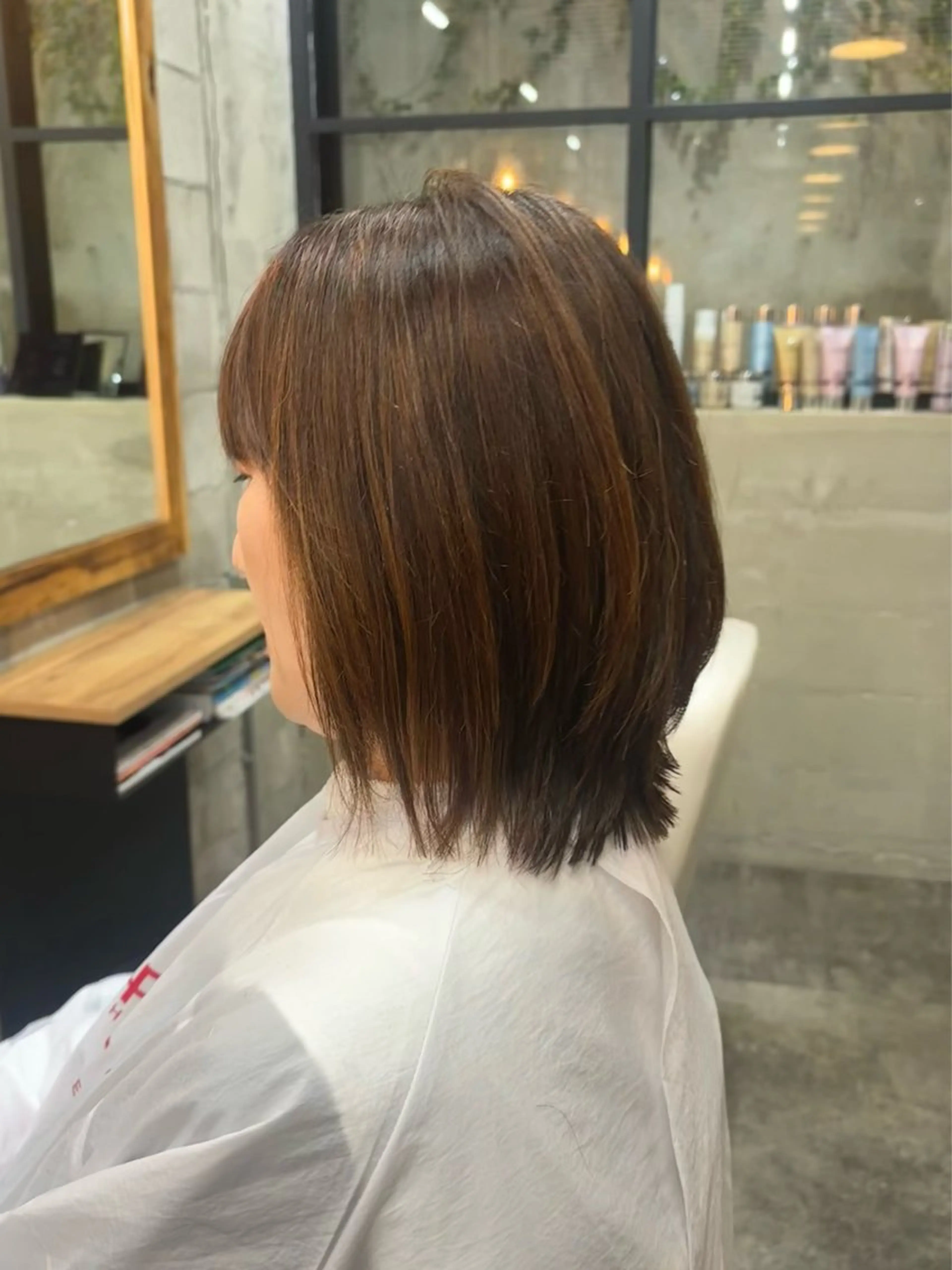 ミディアム カラー ハイライトカラー ハイライト ヘアカラー hachiyama rinaのヘアスタイル
