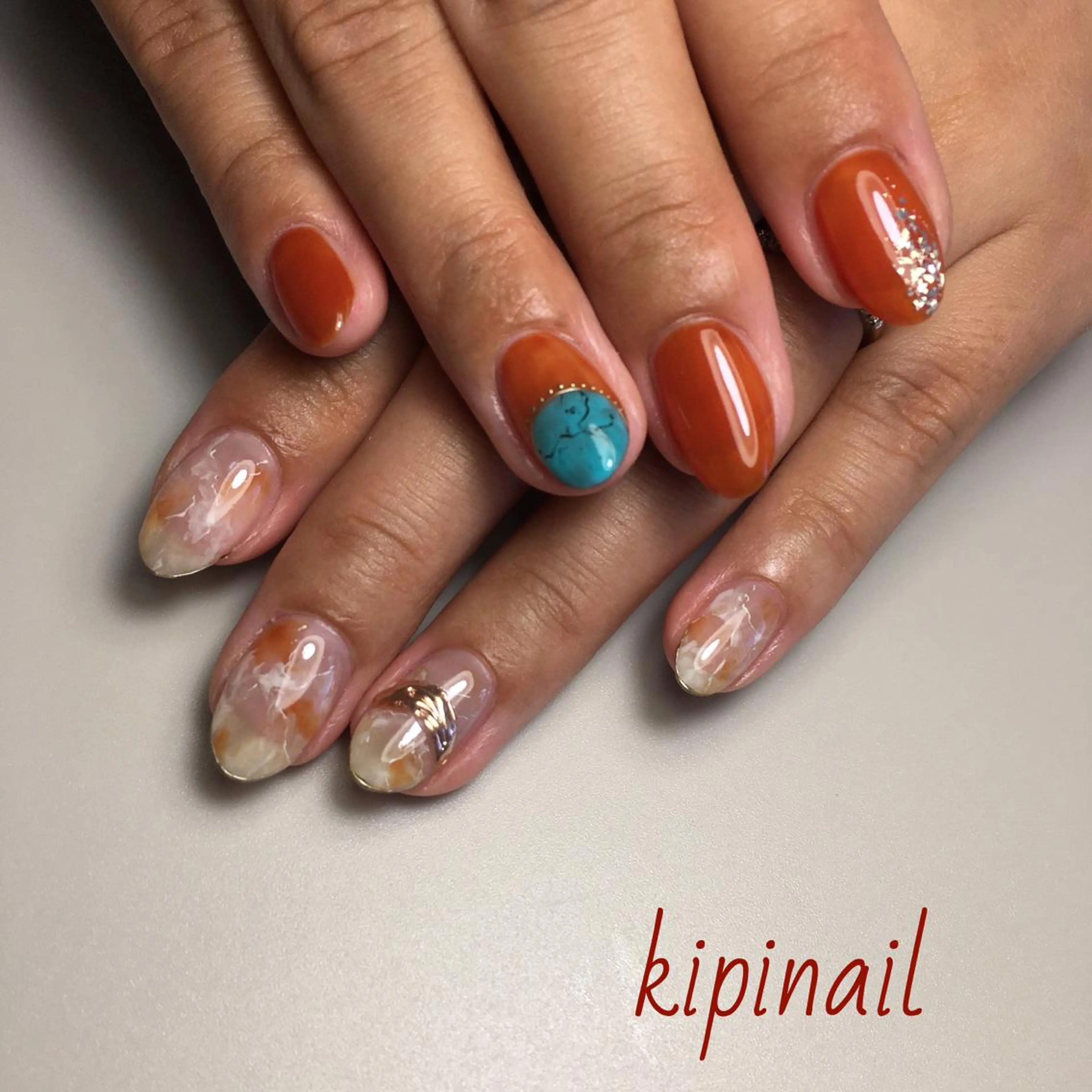 ネイル アートネイル kipinail 川﨑えりかのネイルデザイン