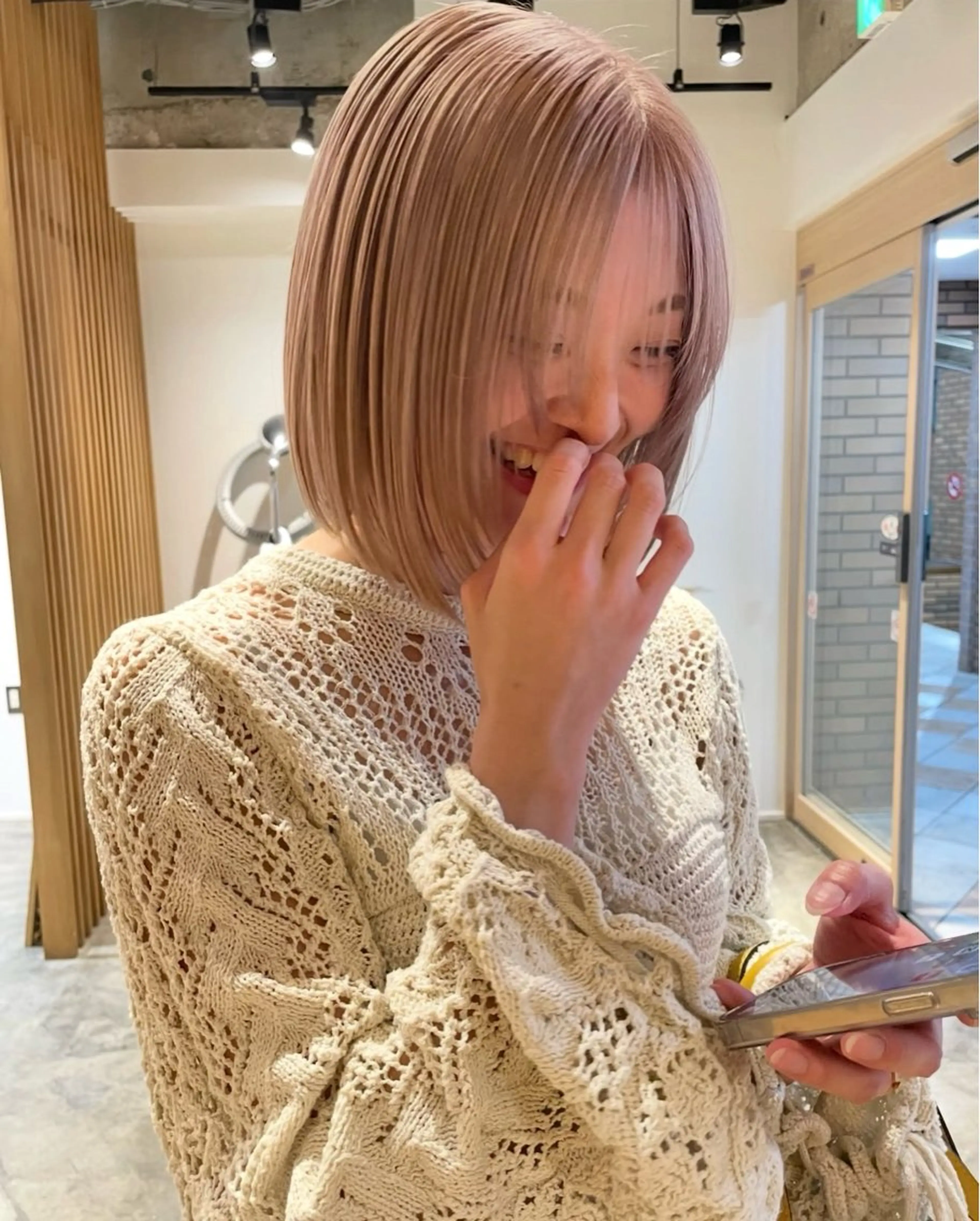カラー green ueno所属・r i i / ナチュラルカラーのヘアスタイル