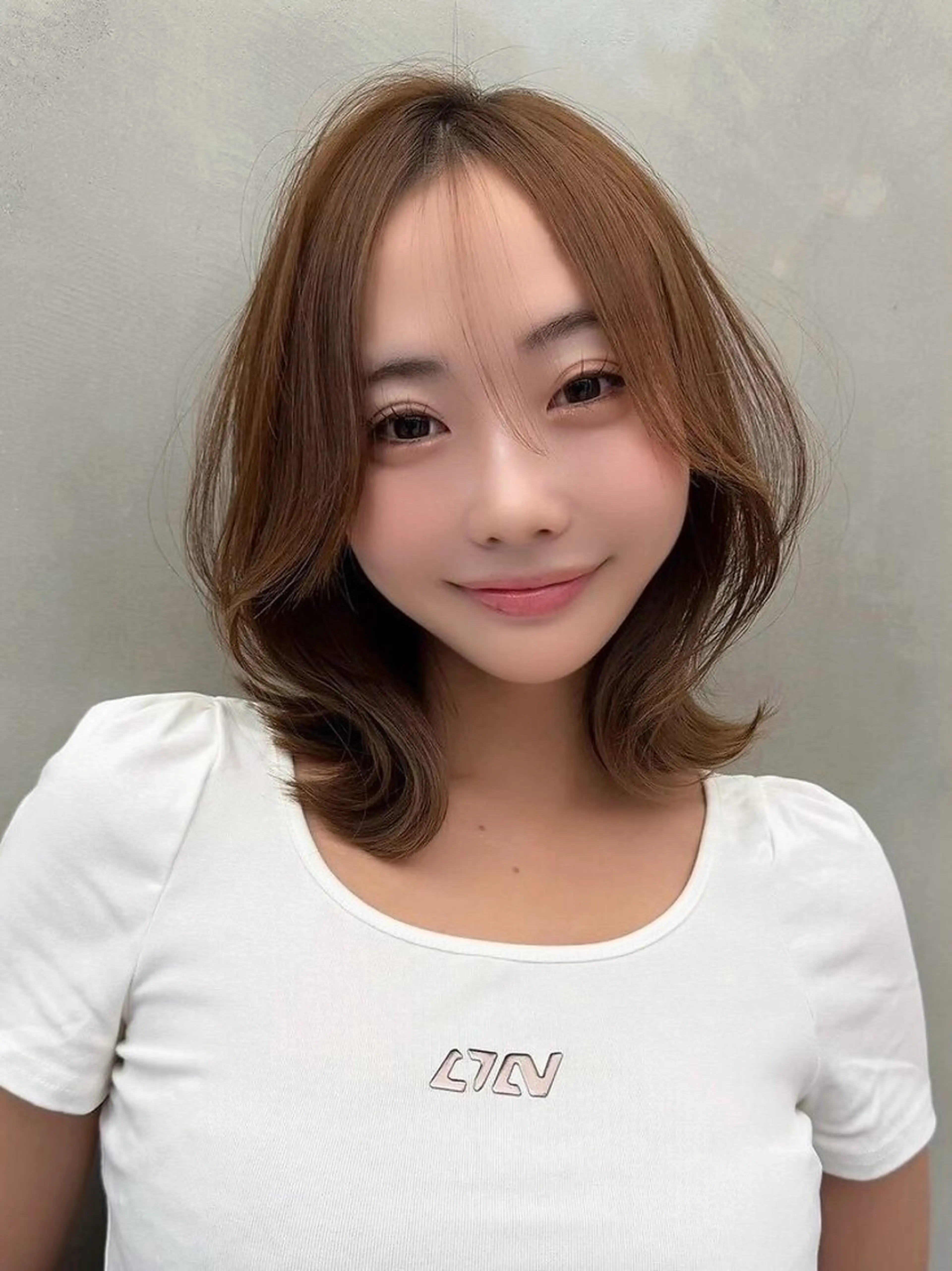 ミディアム ボブレイヤー ボブ レイヤーカット カット ヘアカラー トリートメント Lond luce心斎橋所属・🍀小川大輔🍀 ボブ/ブリーチ🥇のヘアスタイル