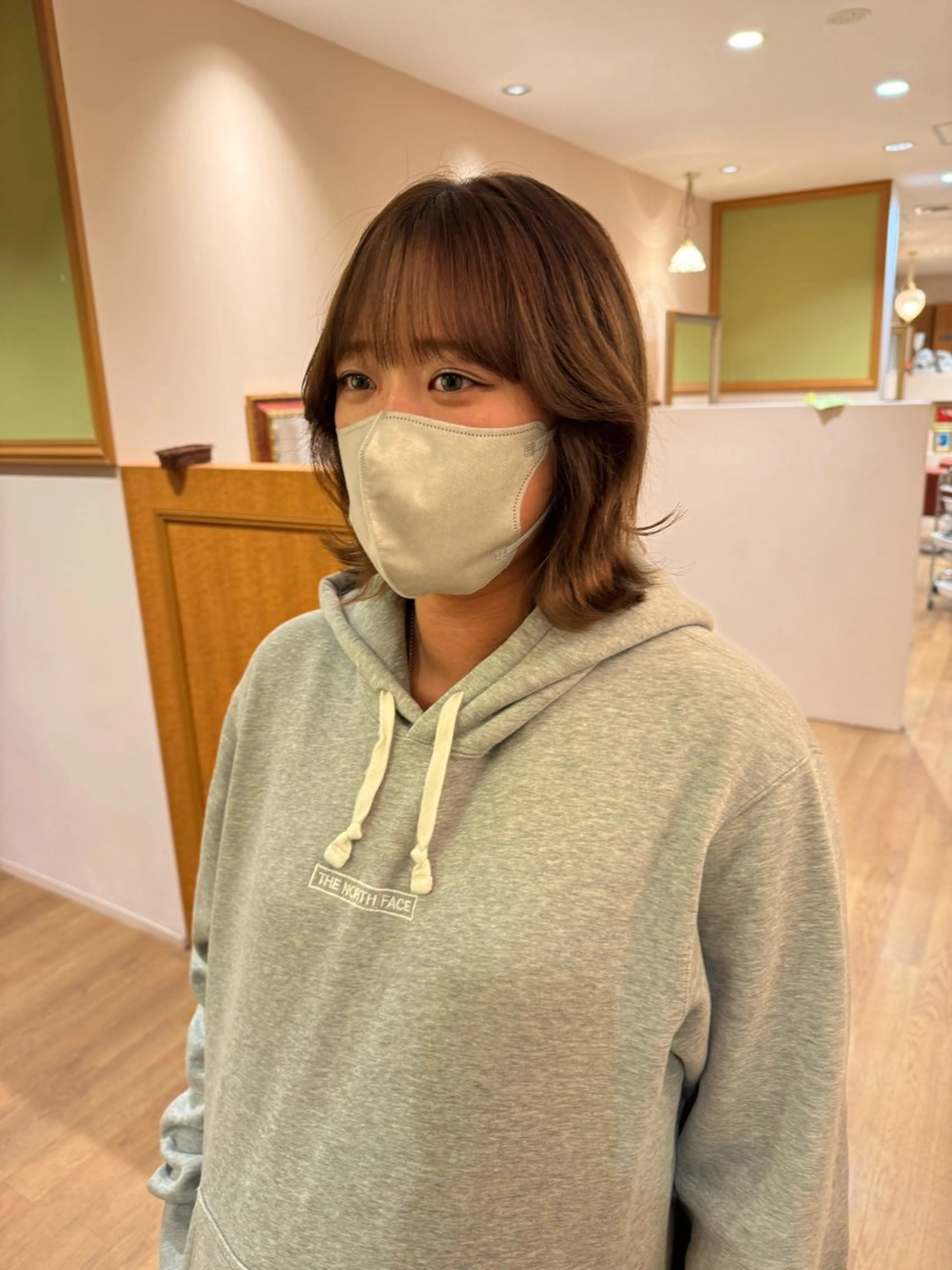 ミディアム 縮毛矯正 haruna🐈🎀 / Lita 4Fのヘアスタイル