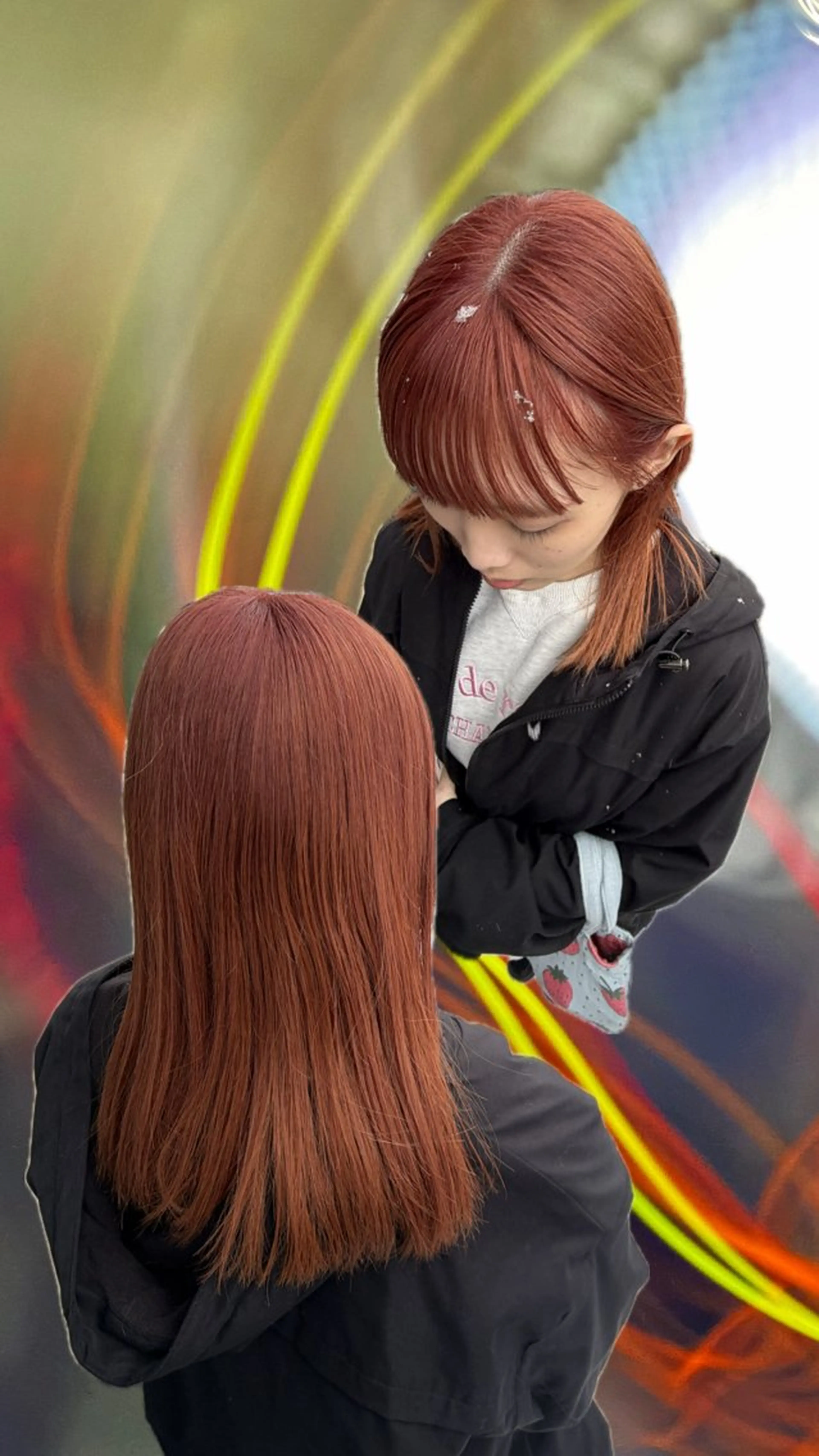 セミロング カラー ダブルカラー BLUCK所属・優衣 /山形/ BLUCK hairのヘアスタイル