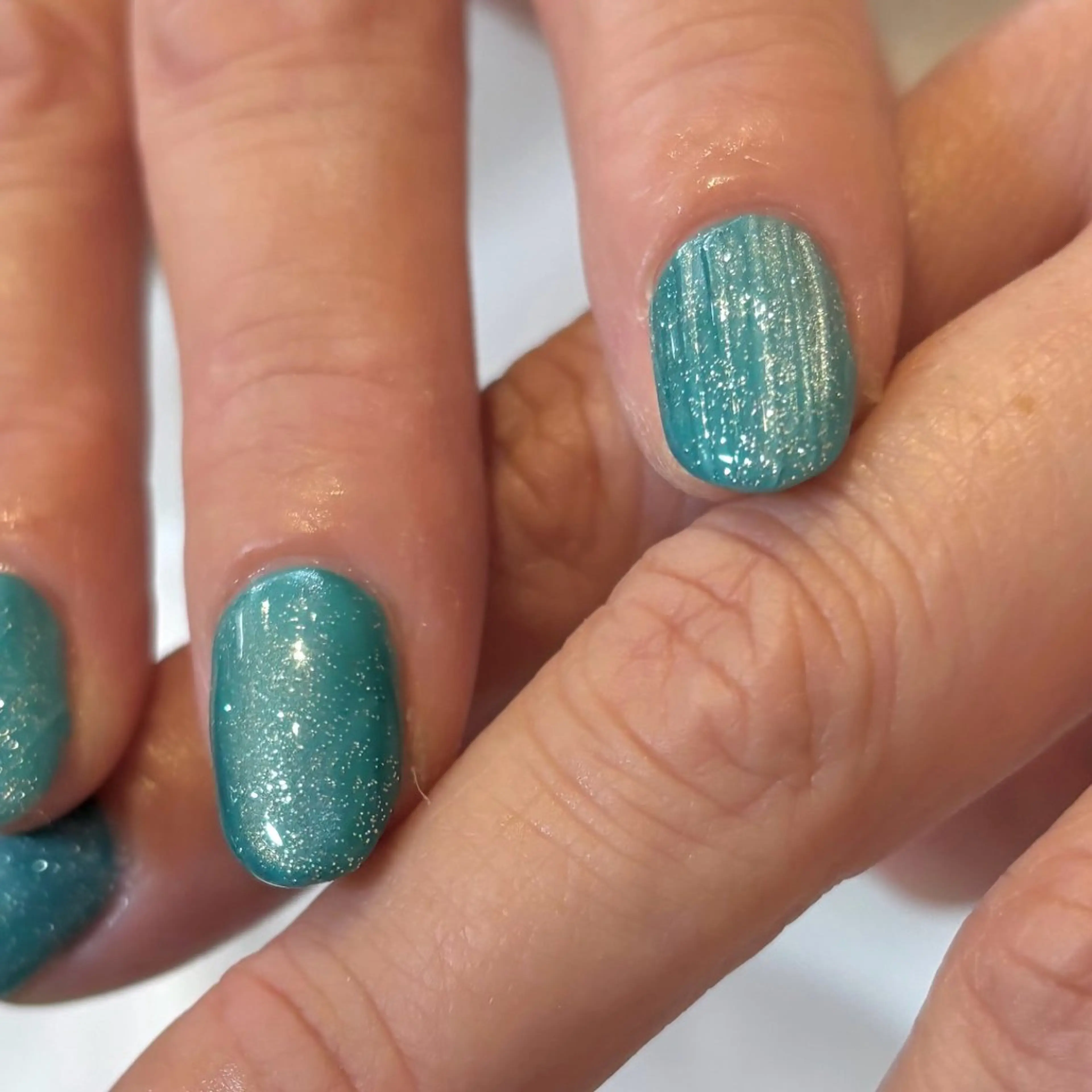 ネイル ブルー フラッシュネイル ジェルネイル マグネットネイル ワンカラーネイル ハンドネイル Ballie/ Mizukiのネイルデザイン