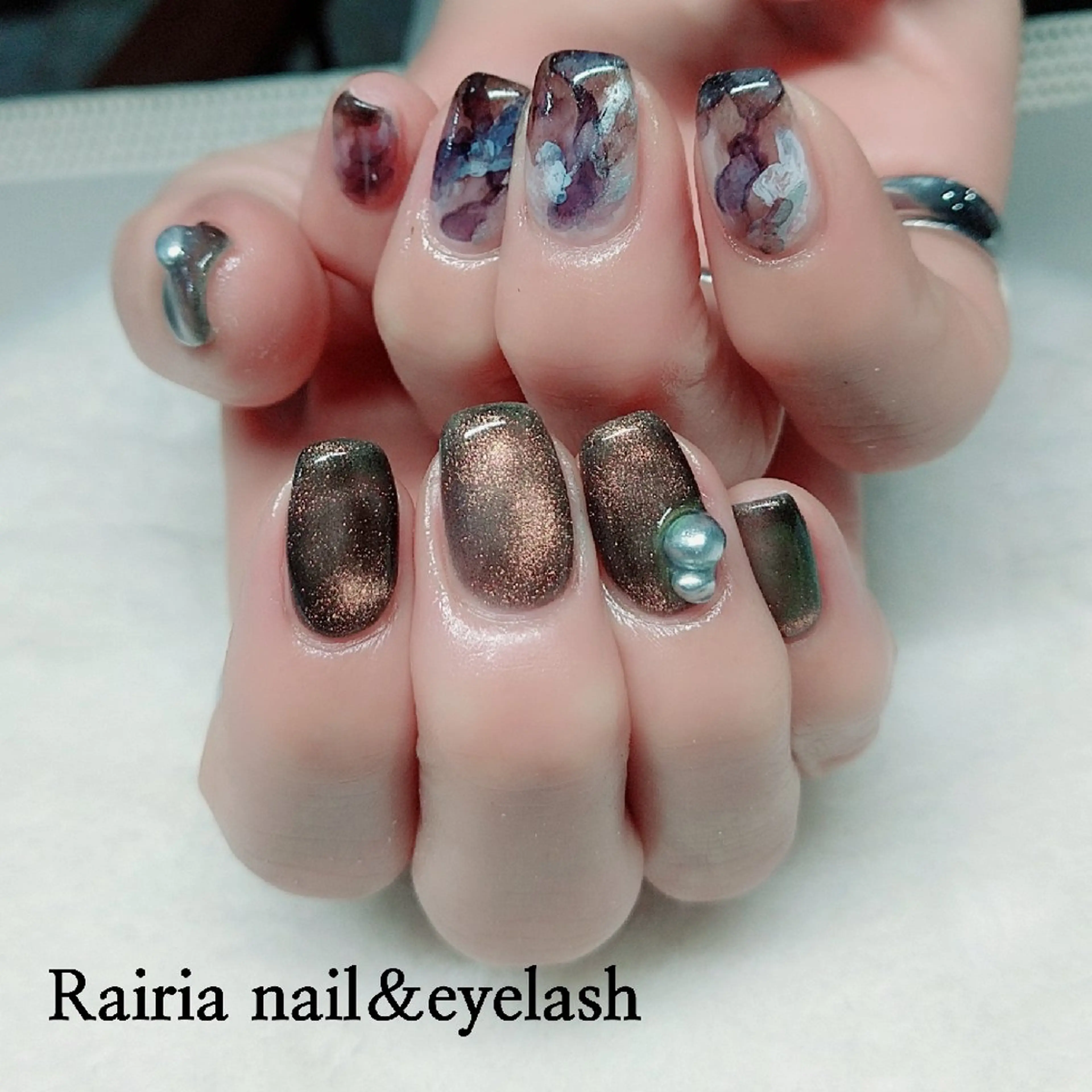 ネイル 持ち込み ハンドネイル Rairia nail&eyelash小岩店所属・Rairianail 小岩店のネイルデザイン