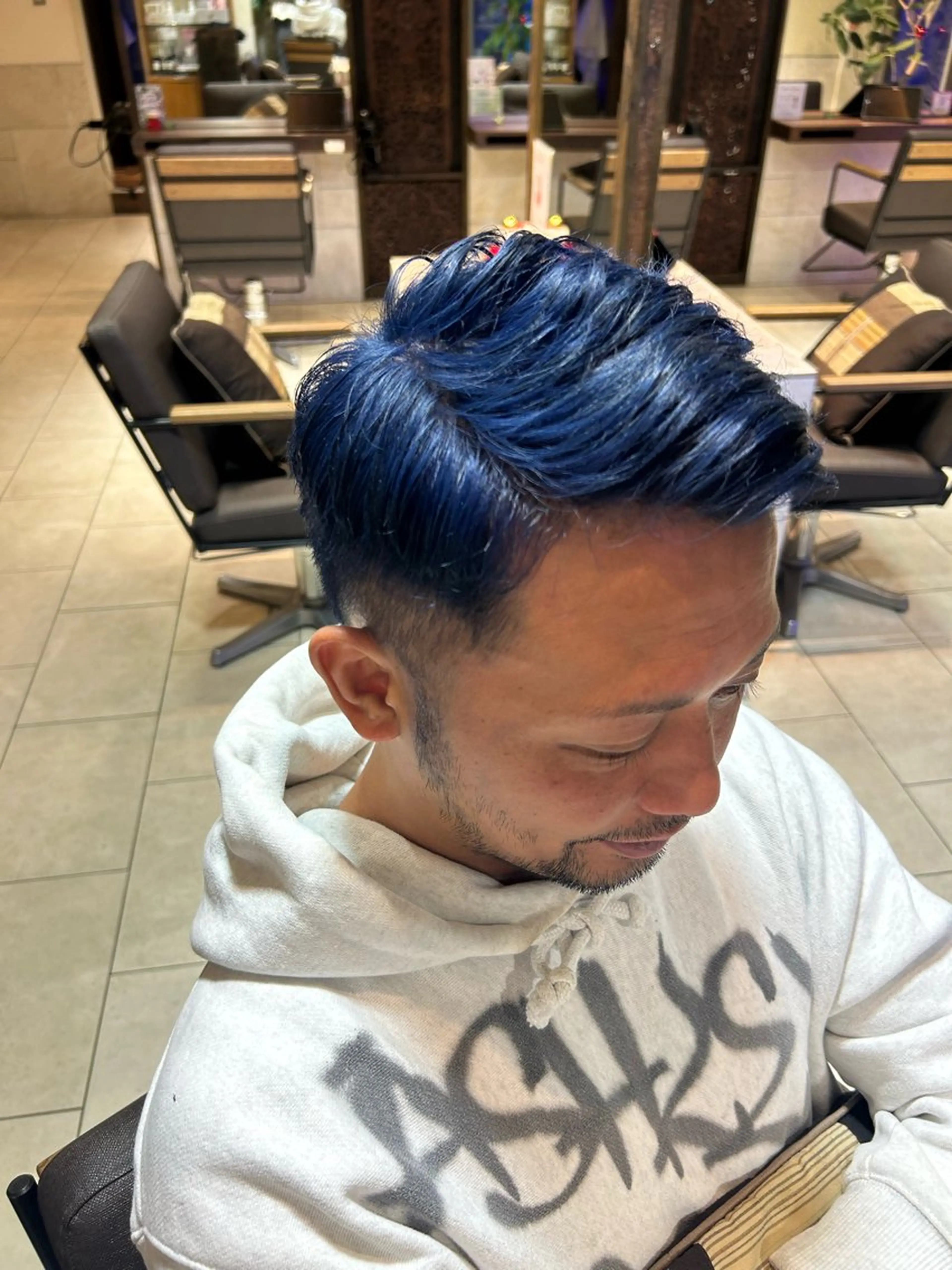 メンズ メンズブリーチ おおがくみゆ🦙🍊 ‪‪⭐️池袋のヘアスタイル