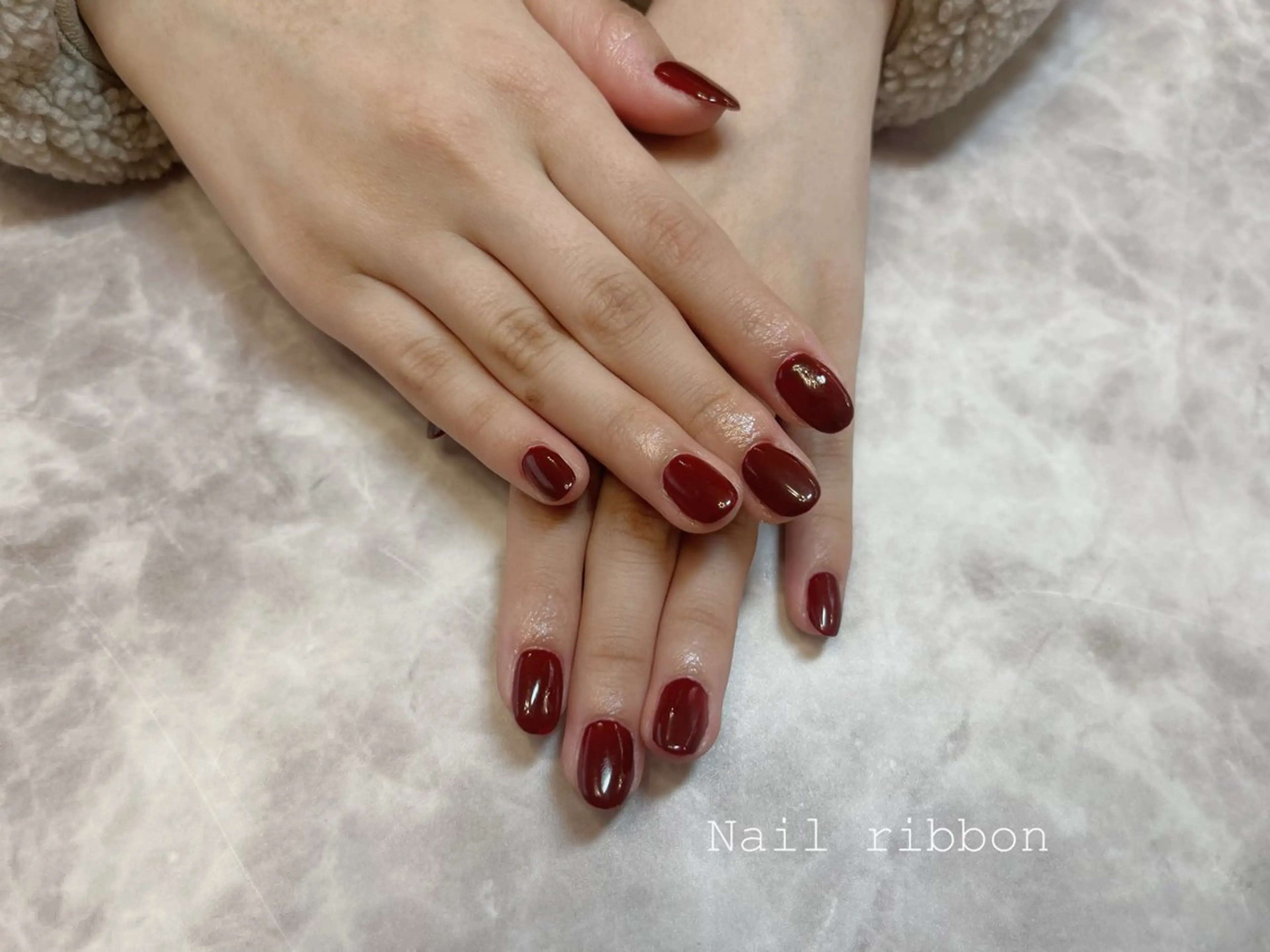 ネイル ネイルリボン 笠井のネイルデザイン