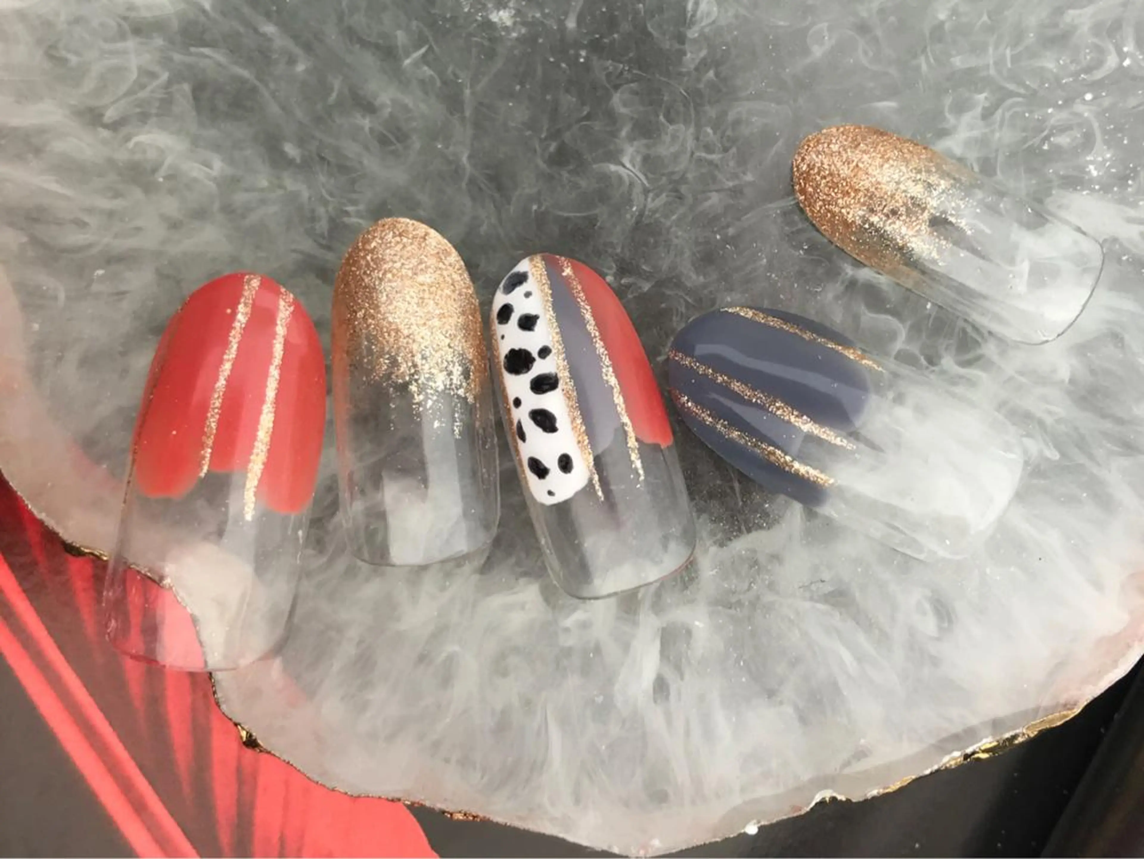 ネイル トップネイリスト Ribbon立川店のネイルデザイン